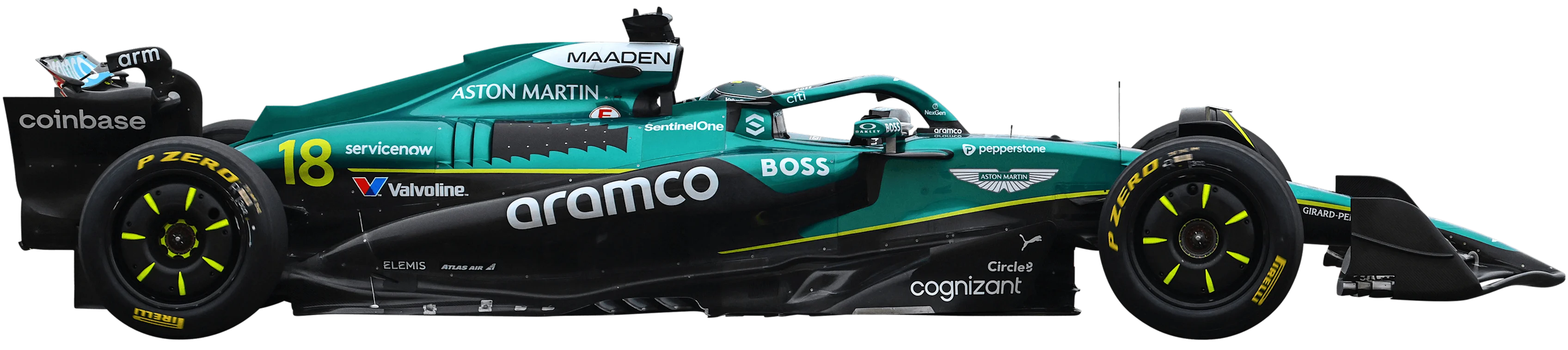 Carro Aston Martin Aramco F1 Team