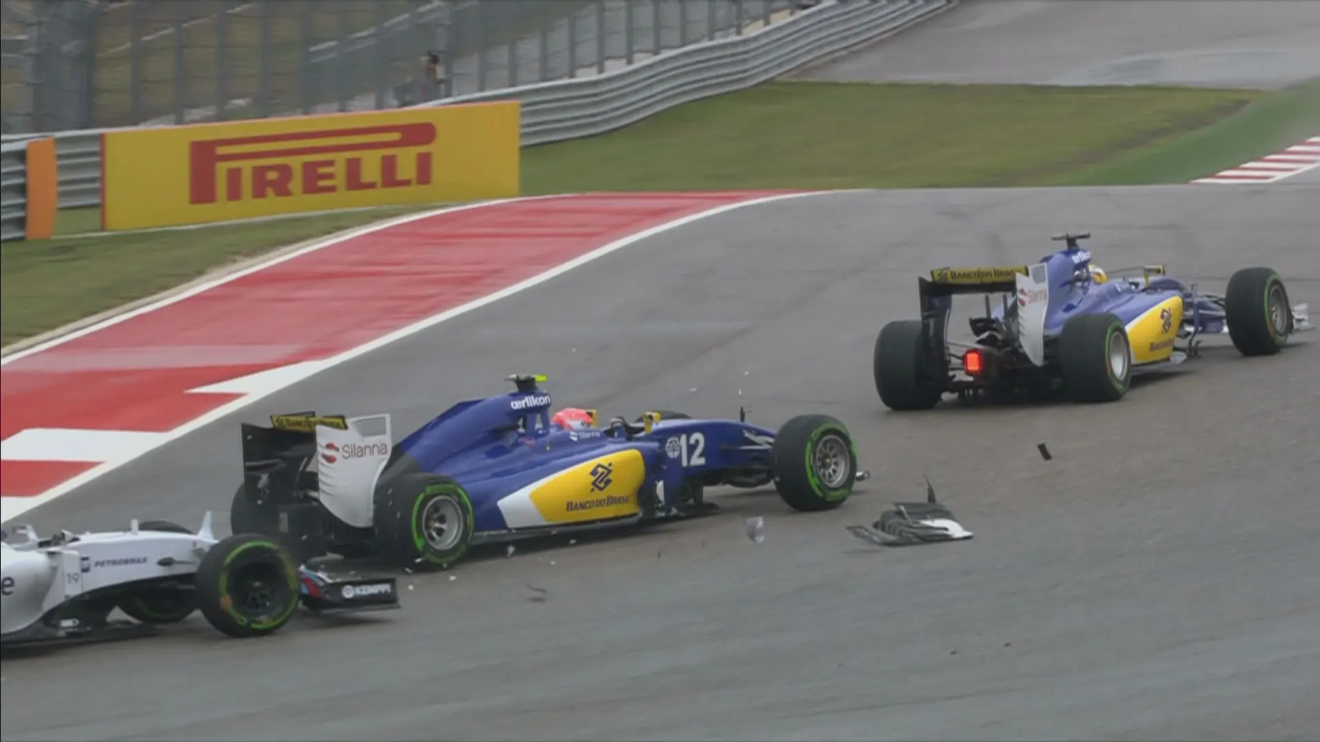 Sauber's Felipe Nasr and Marcus Ericsson will be on their best behaviour after their first-lap clash in Austin. © FOWC Ltd