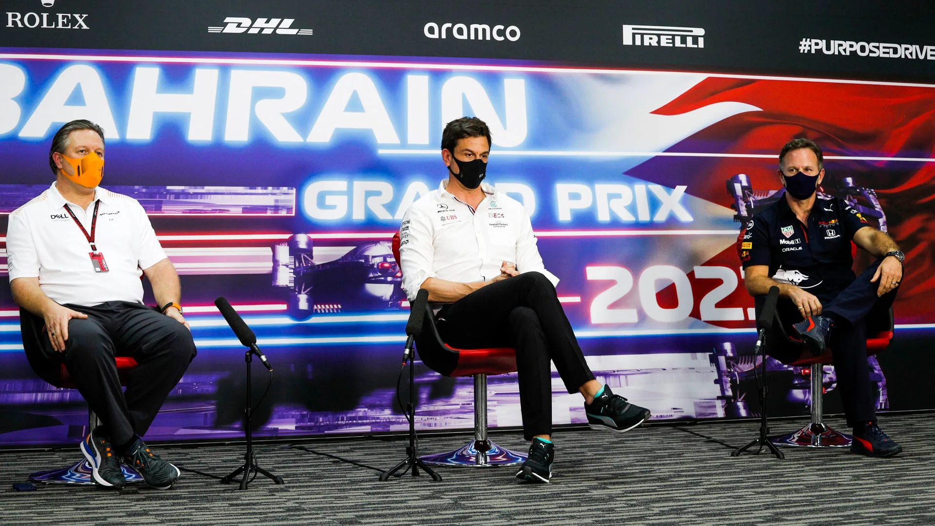 BROWN Zak (usa), Chief People & IT Officer of McLaren Racing, WOLFF Toto (aut), Team Principal &