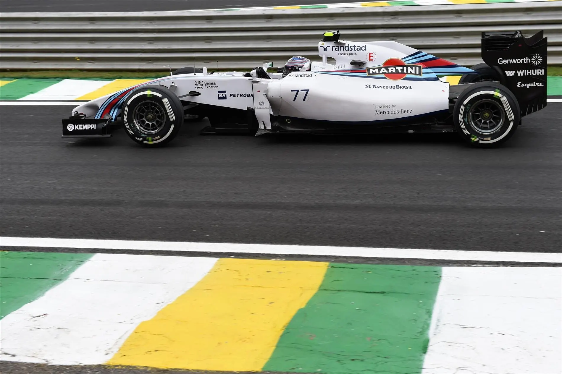 Valtteri Bottas (FIN) Williams FW36. Formula One World Championship, Rd18, Brazilian Grand Prix, Qualifying, Sao Paulo, Brazil, Saturday, 8 November 2014
