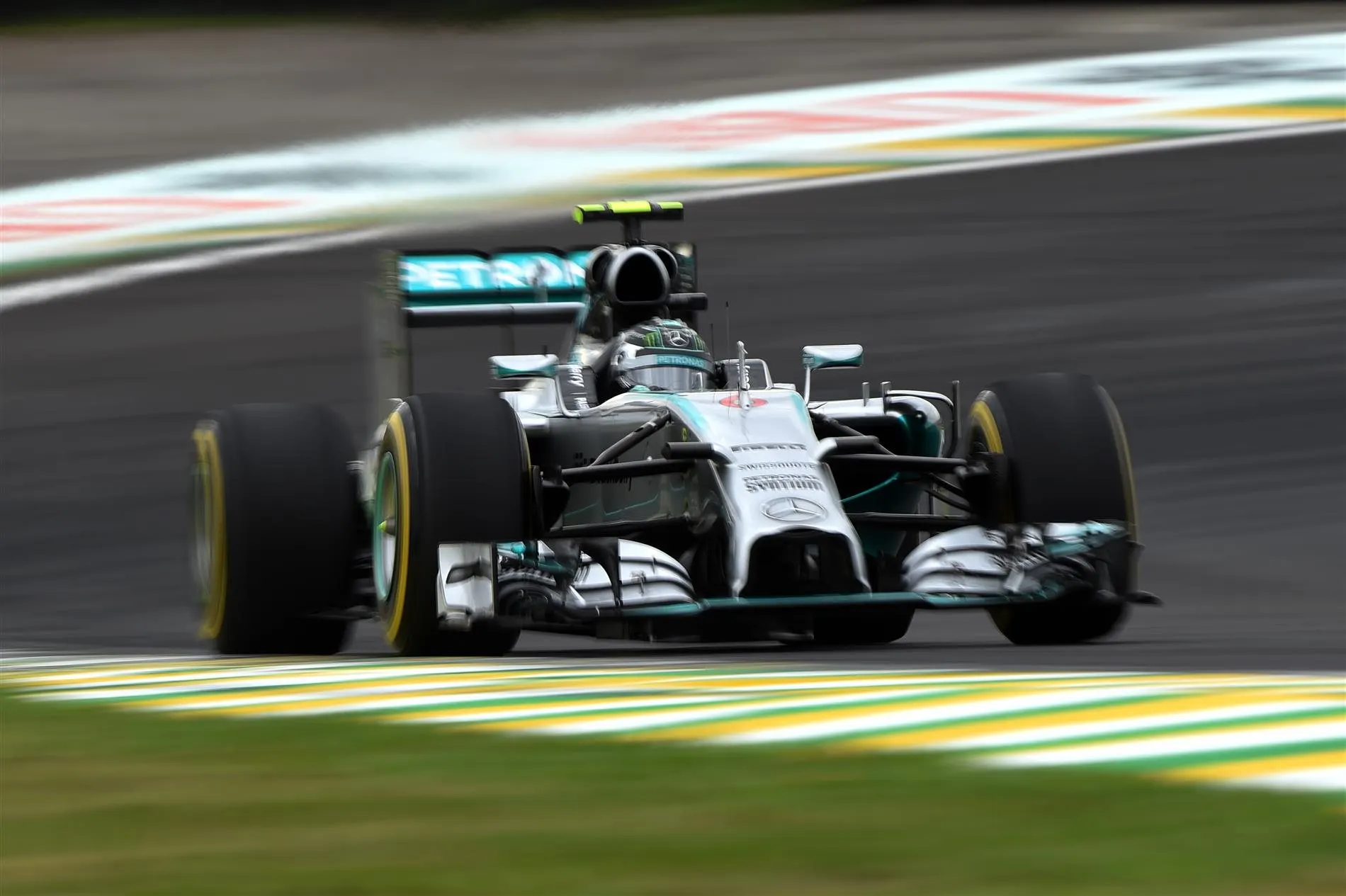 Nico Rosberg (GER) Mercedes AMG F1 W05. Formula One World Championship, Rd18, Brazilian Grand Prix, Qualifying, Sao Paulo, Brazil, Saturday, 8 November 2014