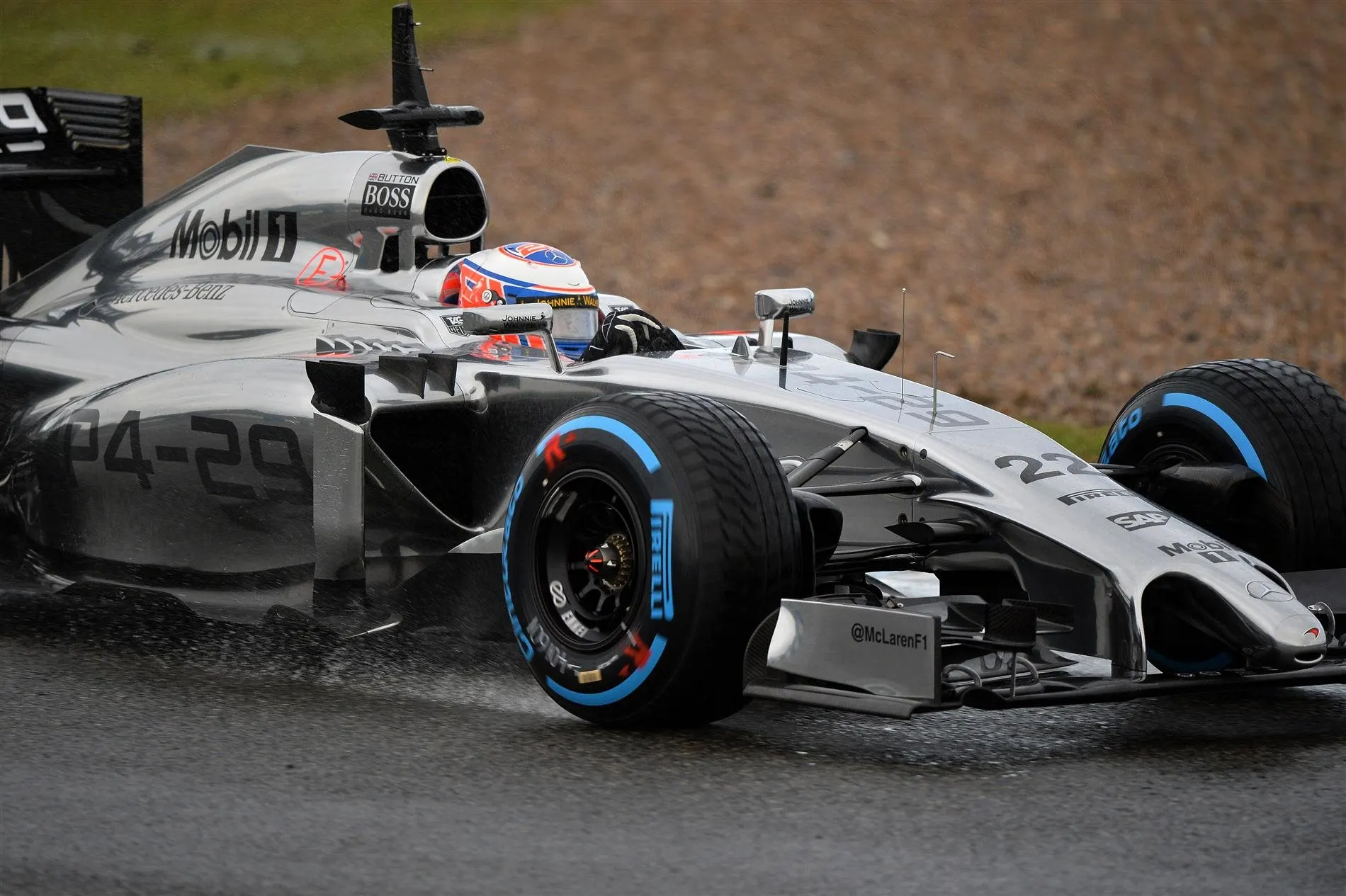 Jenson Button (GBR) McLaren MP4-29. Formula One Testing, Jerez, Spain, Day Two, Wednesday, 29 January 2014. © Sutton Images