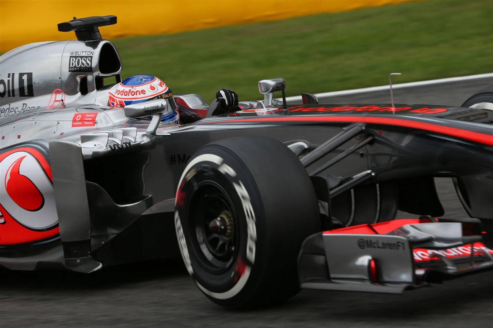Jenson Button (GBR) McLaren MP4-28. Formula One World Championship, Rd11, Belgian Grand Prix, Qualifying, Spa-Francorchamps, Belgium, Saturday, 24 August 2013. © Sutton Images