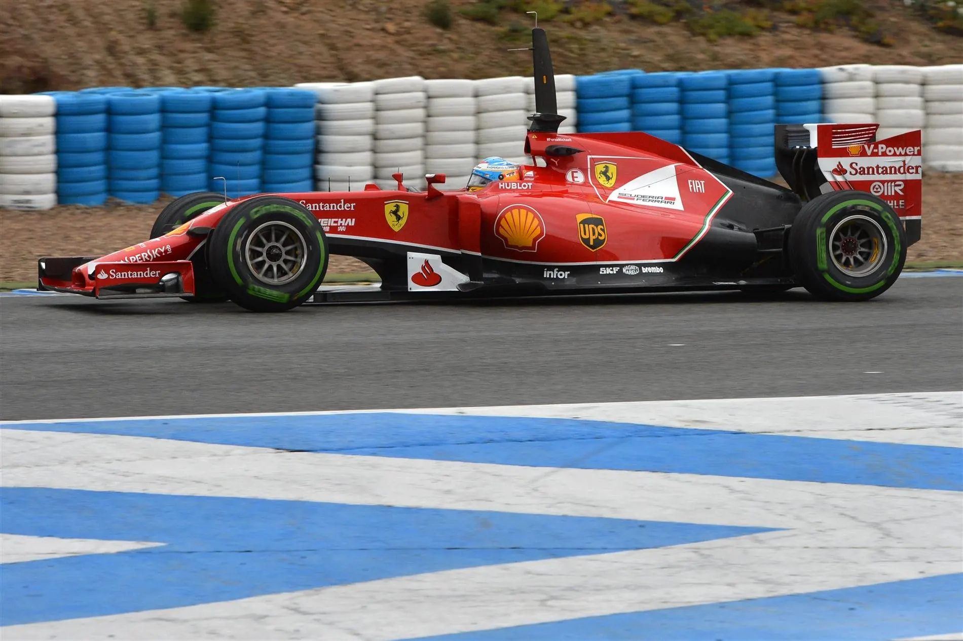 Fernando Alonso (ESP) Ferrari F14 T. Formula One Testing, Jerez, Spain, Day Four, Friday, 31 January 2014 © Sutton Images. No reproduction without permission