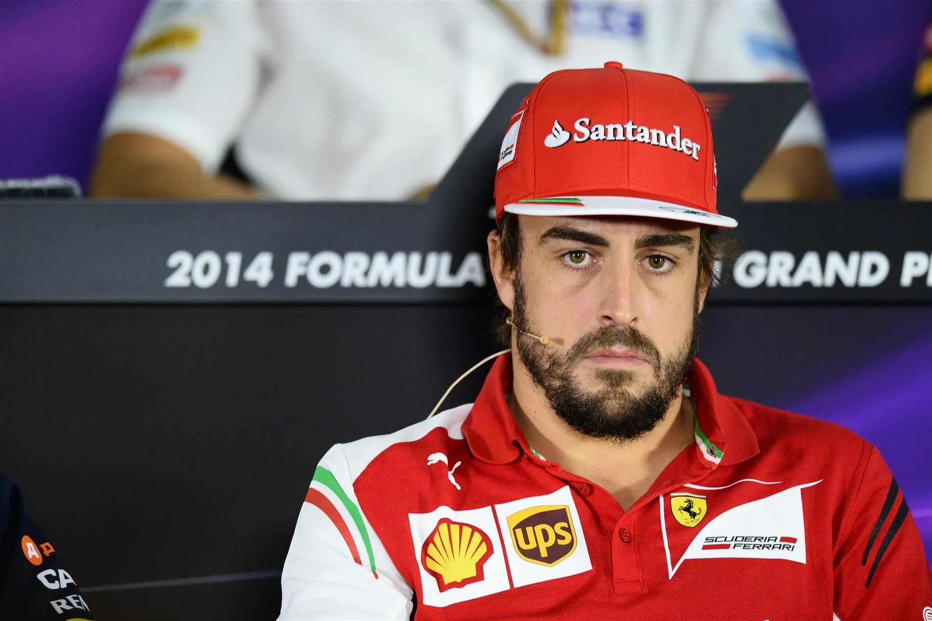 Fernando Alonso (ESP) Ferrari in the Press Conference. Formula One World Championship, Rd16, Russian Grand Prix, Preparations, Sochi Autodrom, Sochi, Krasnodar Krai, Russia, Thursday, 9 October 2014