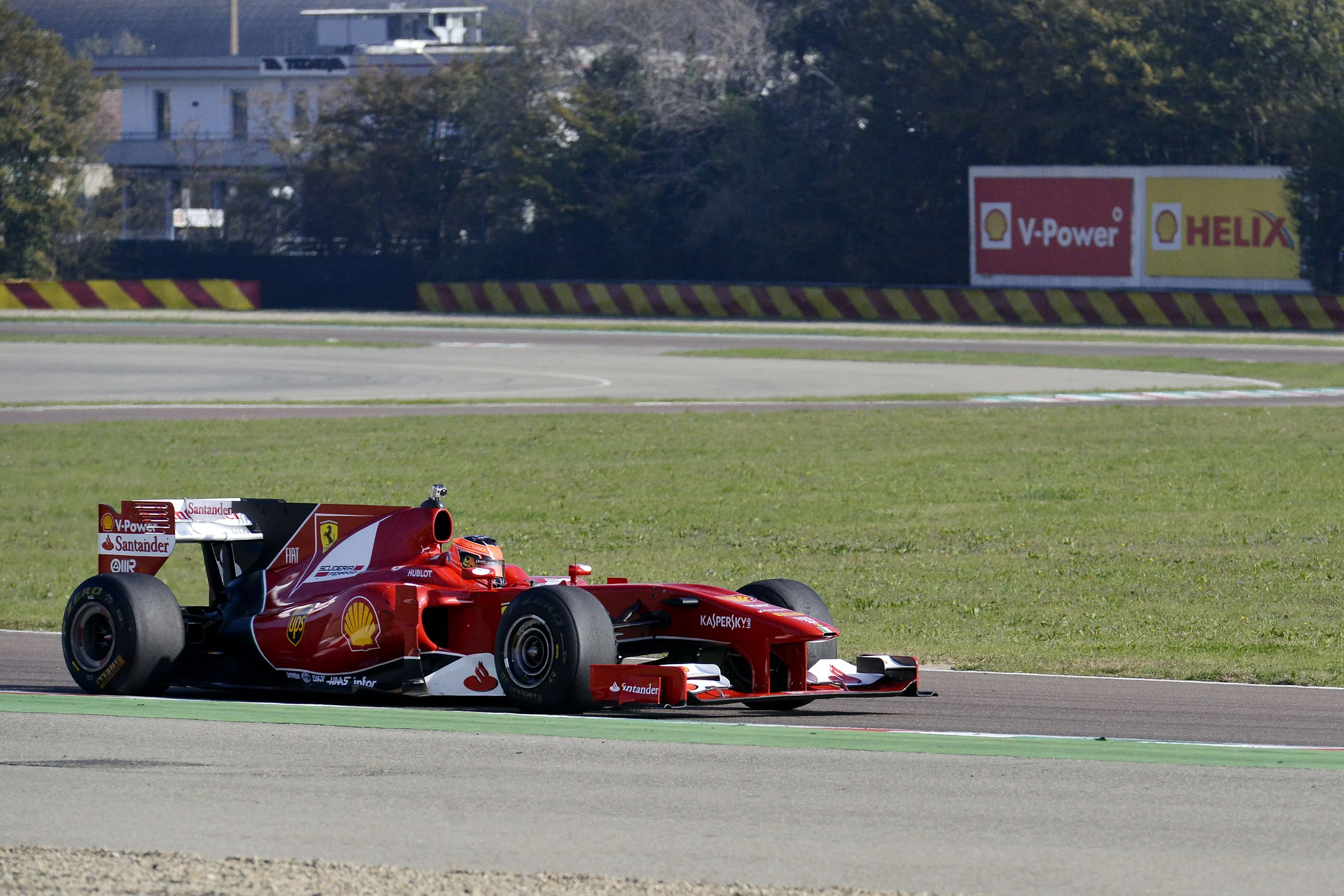 Esteban Ocon (FRA) Ferrari F10, Fiorano test. © Ferrari
