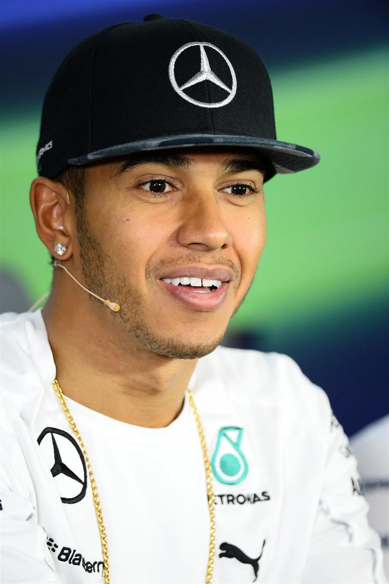 Lewis Hamilton (GBR) Mercedes AMG F1 in the Press Conference. Formula One World Championship, Rd17, United States Grand Prix, Preparations, Austin, Texas, USA, Thursday, 30 October 2014