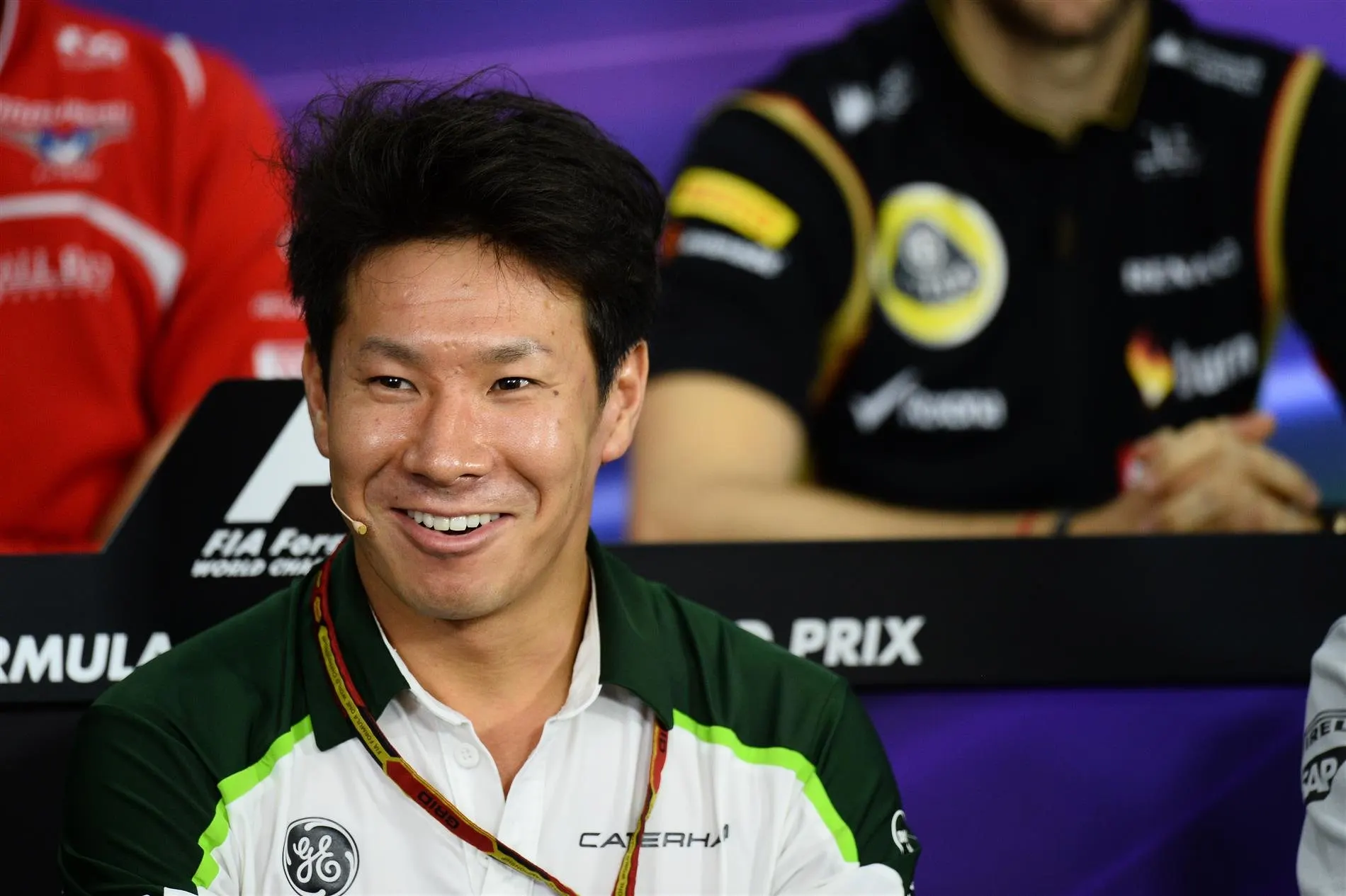 Kamui Kobayashi (JPN) Caterham in the Press Conference. Formula One World Championship, Rd15, Japanese Grand Prix, Preparations, Suzuka, Japan, Thursday, 2 October 2014