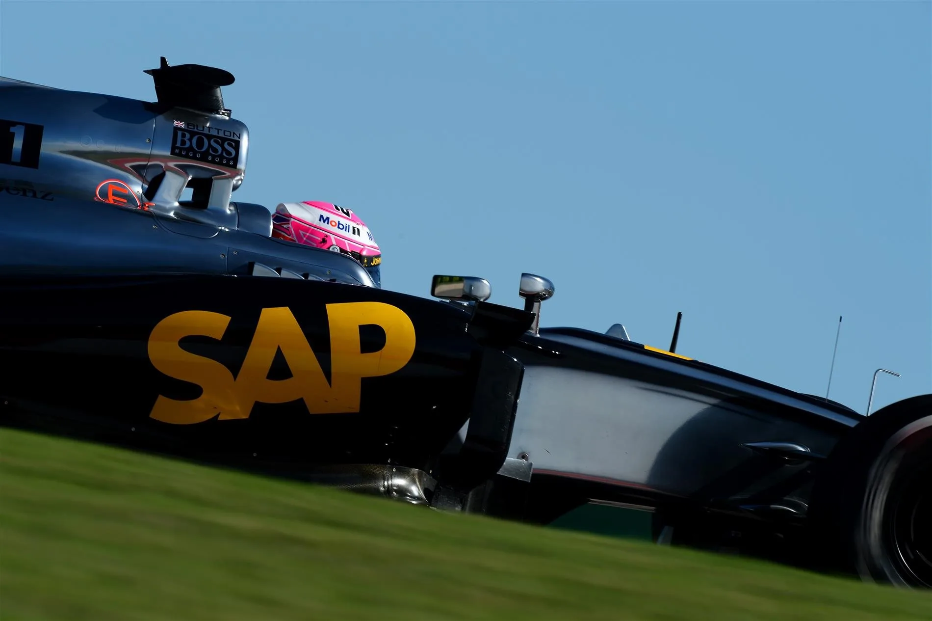 Jenson Button (GBR) McLaren MP4-29. Formula One World Championship, Rd17, United States Grand Prix, Practice, Austin, Texas, USA, Friday, 31 October 2014