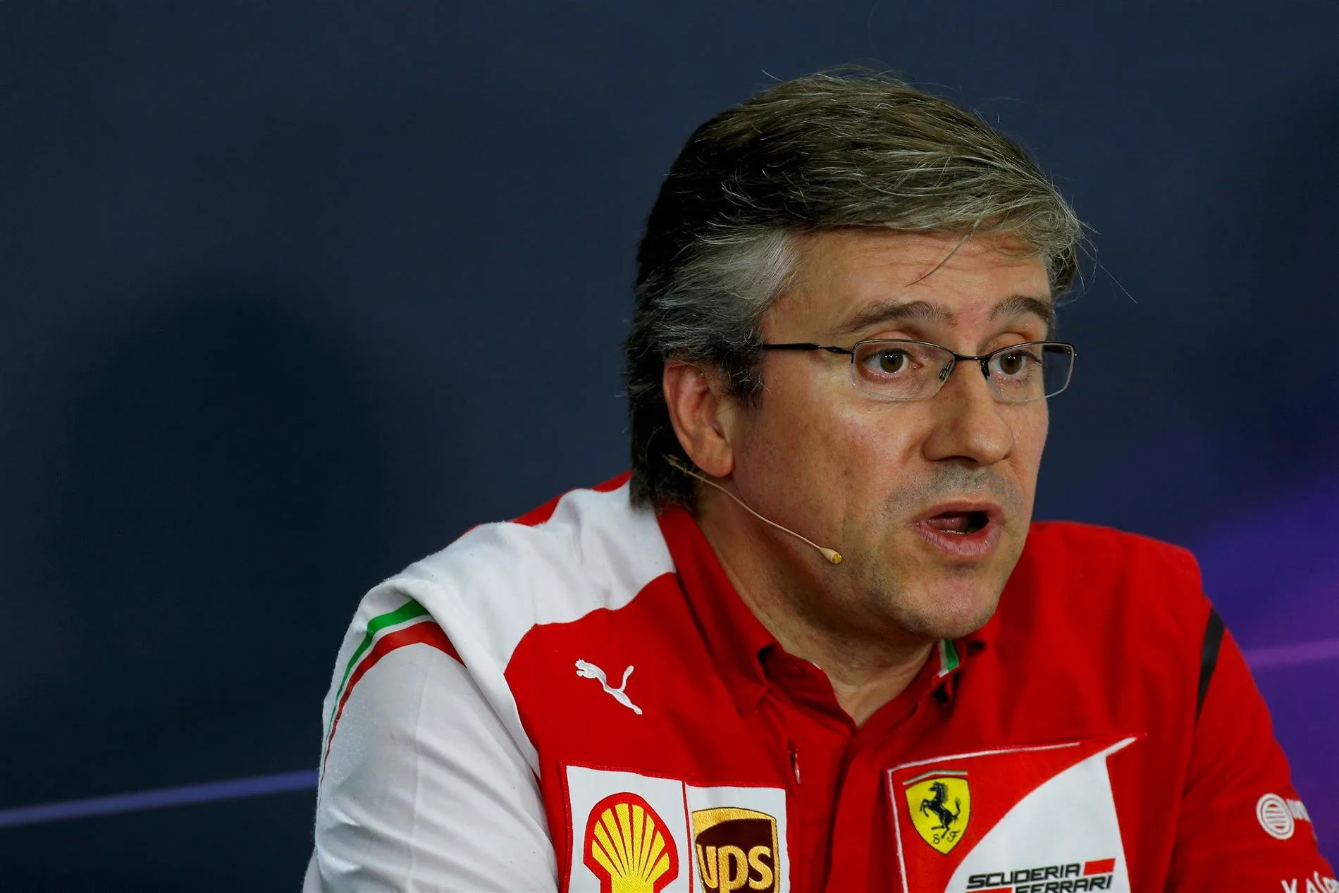 Pat Fry (GBR) Ferrari Technical Director in the Press Conference. Formula One World Championship, Rd15, Japanese Grand Prix, Practice, Suzuka, Japan, Friday, 3 October 2014