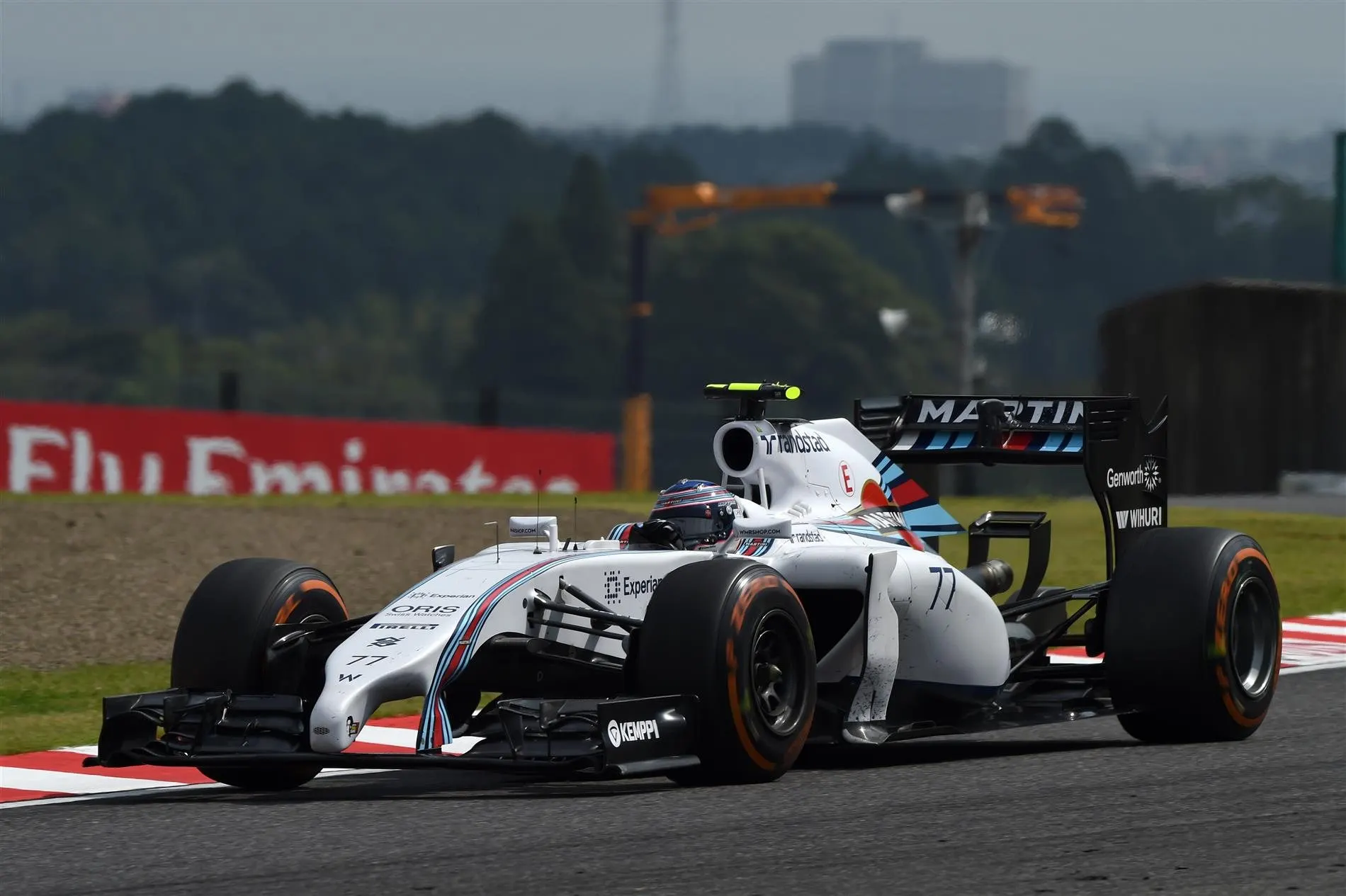 Valtteri Bottas (FIN) Williams FW36. Formula One World Championship, Rd15, Japanese Grand Prix, Practice, Suzuka, Japan, Friday, 3 October 2014