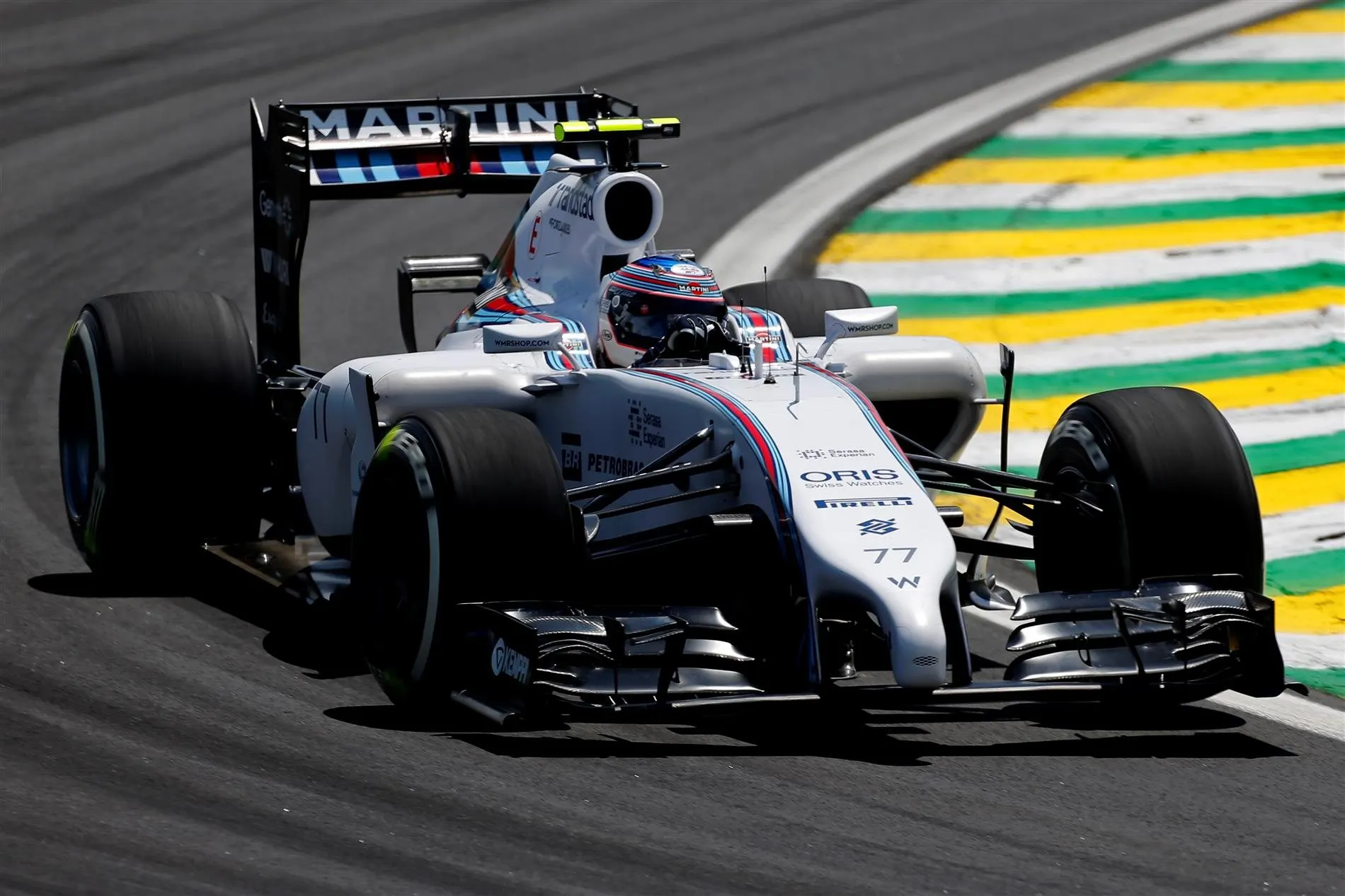 Valtteri Bottas (FIN) Williams FW36. Formula One World Championship, Rd18, Brazilian Grand Prix, Practice, Sao Paulo, Brazil, Friday, 7 November 2014