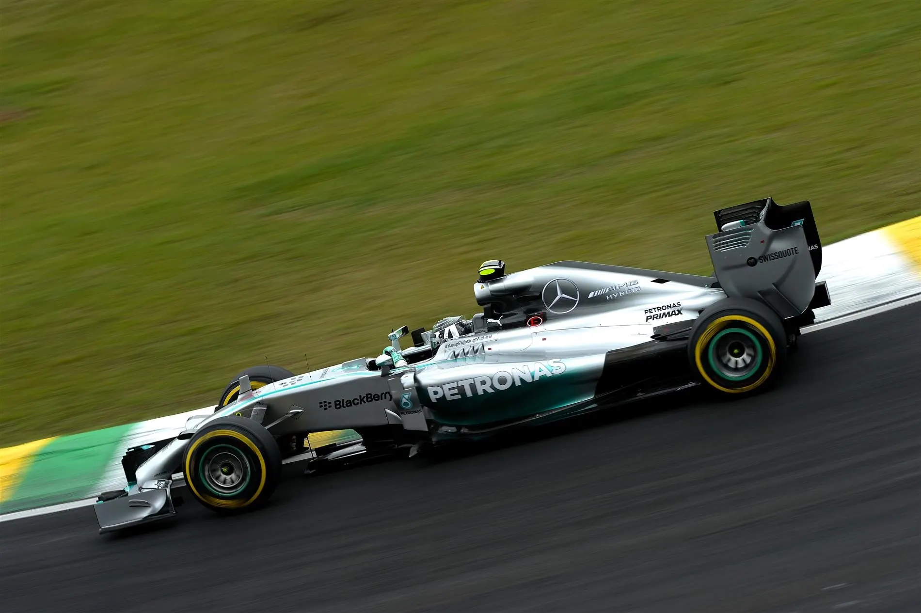 Nico Rosberg (GER) Mercedes AMG F1 W05. Formula One World Championship, Rd18, Brazilian Grand Prix, Qualifying, Sao Paulo, Brazil, Saturday, 8 November 2014