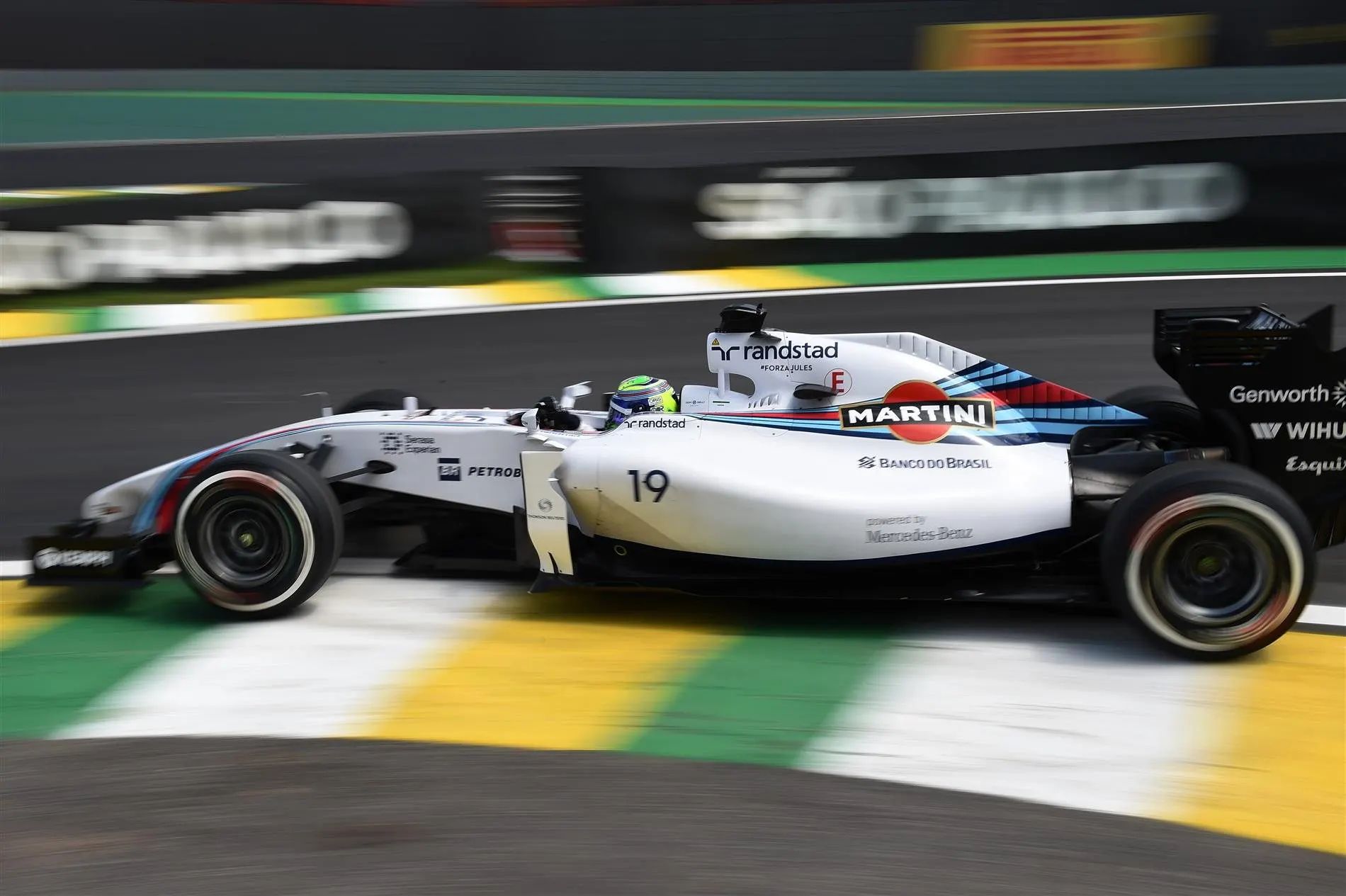 Felipe Massa (BRA) Williams FW36. Formula One World Championship, Rd18, Brazilian Grand Prix, Practice, Sao Paulo, Brazil, Friday, 7 November 2014