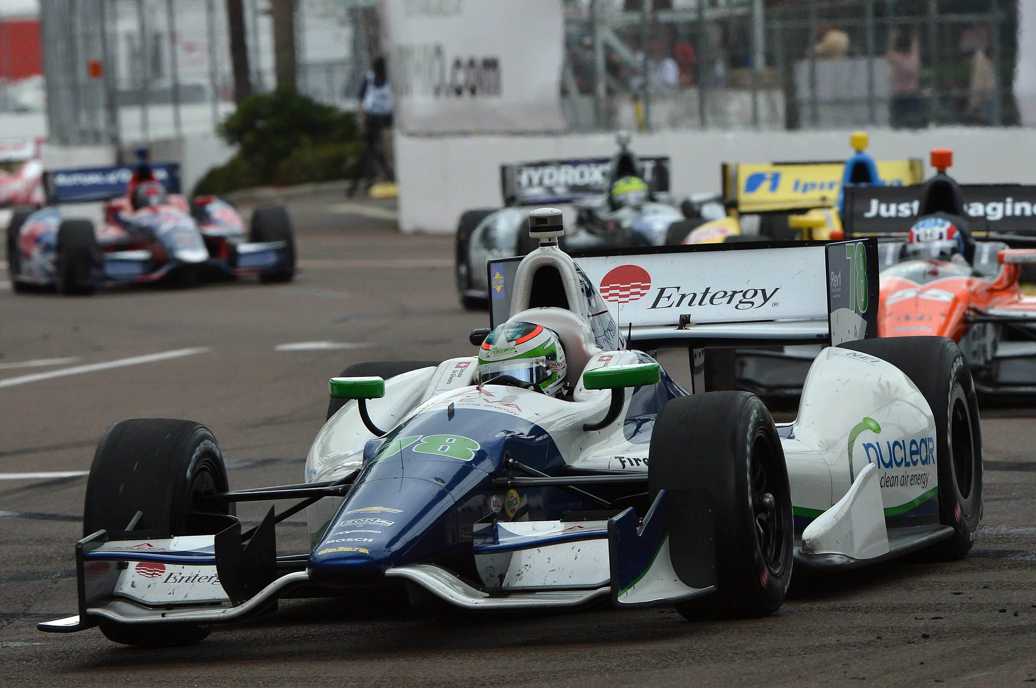 Simona de Silvestro (SUI) KV Racing Technology. IndyCar Series, Rd1, Honda Grand Prix of St. Petersburg, St. Petersburg, Florida, USA, 22-24 March 2013. © Sutton Images. No reproduction without permission