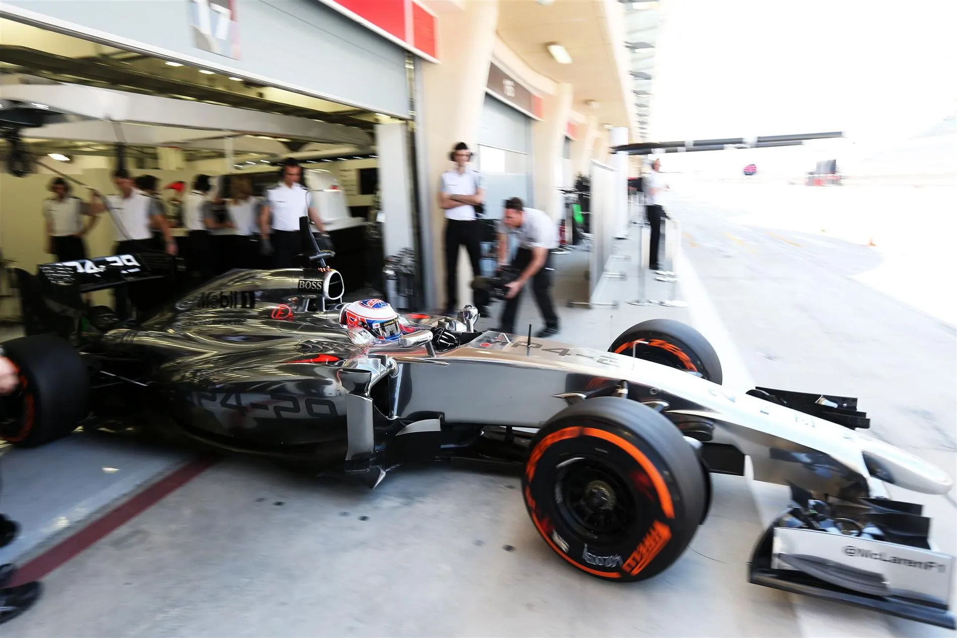 Jenson Button (GBR) McLaren MP4-29. Formula One Testing, Day Four, Bahrain International Circuit, Sakhir, Bahrain, Saturday, 22 February 2014 © Sutton Images. No reproduction without permission