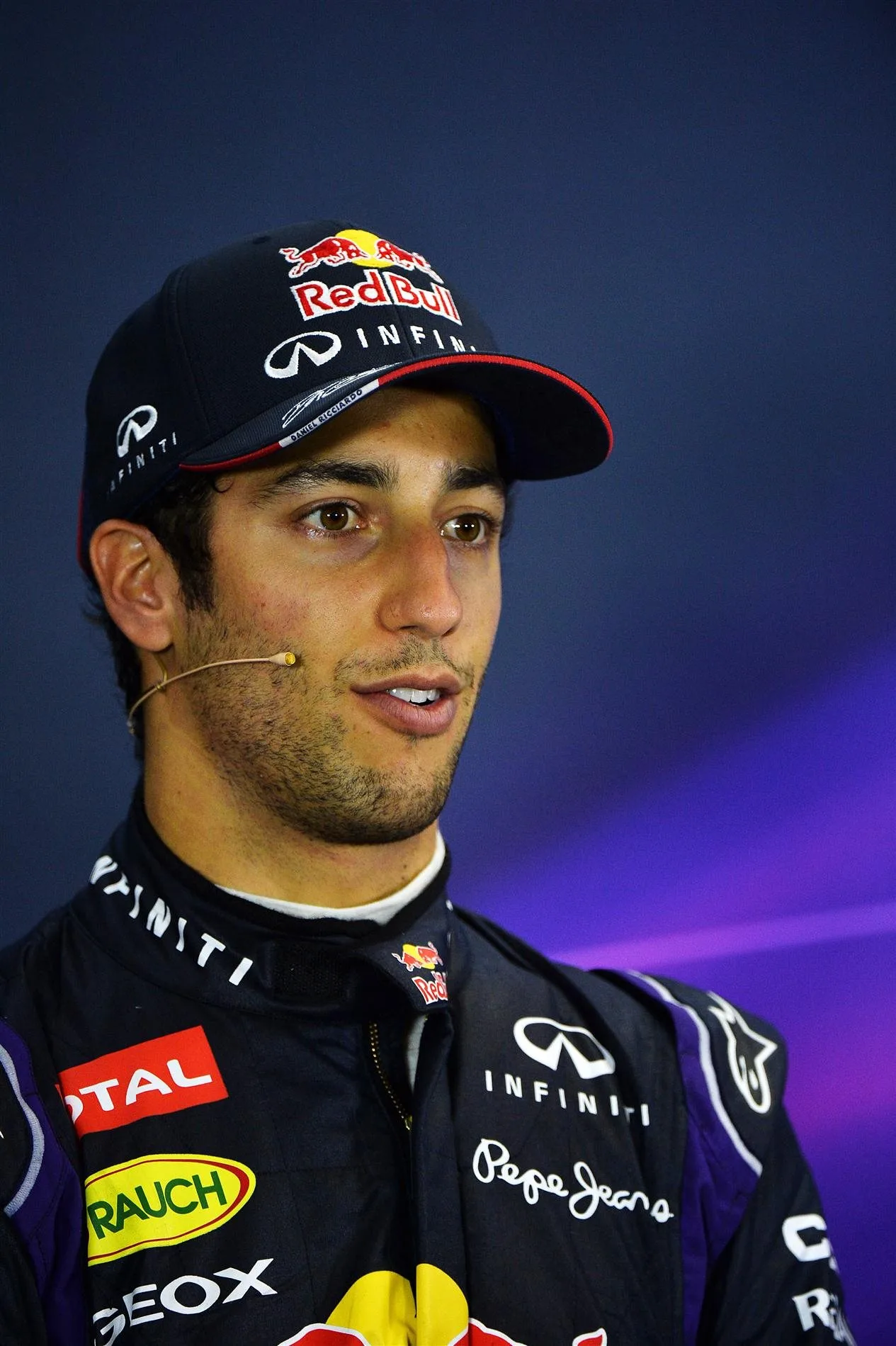 Second placed Daniel Ricciardo (AUS) Red Bull Racing in the Press Conference. Formula One World Championship, Rd1, Australian Grand Prix, Race, Albert Park, Melbourne, Australia, Sunday, 16 March 2014. © Sutton Images