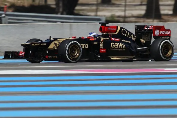 Switzerland's Fabio Leimer tests with Pirelli and Lotus as part of his prize for winning the 2013 GP2 Series. Paul Ricard, France, May 27, 2014. © Pirelli