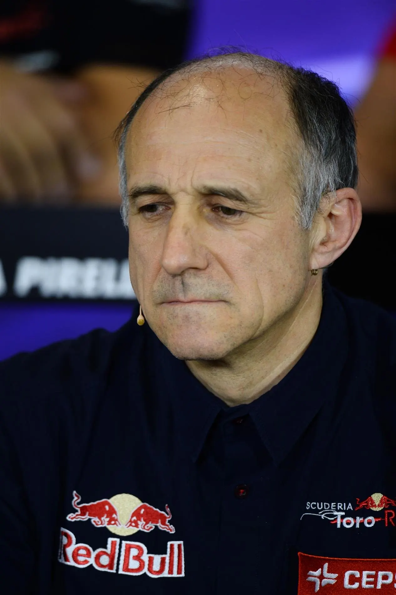 Franz Tost (AUT) Scuderia Toro Rosso Team Principal in the Press Conference. Formula One World Championship, Rd5, Spanish Grand Prix, Practice, Barcelona, Spain, Friday, 9 May 2014. © Sutton Images