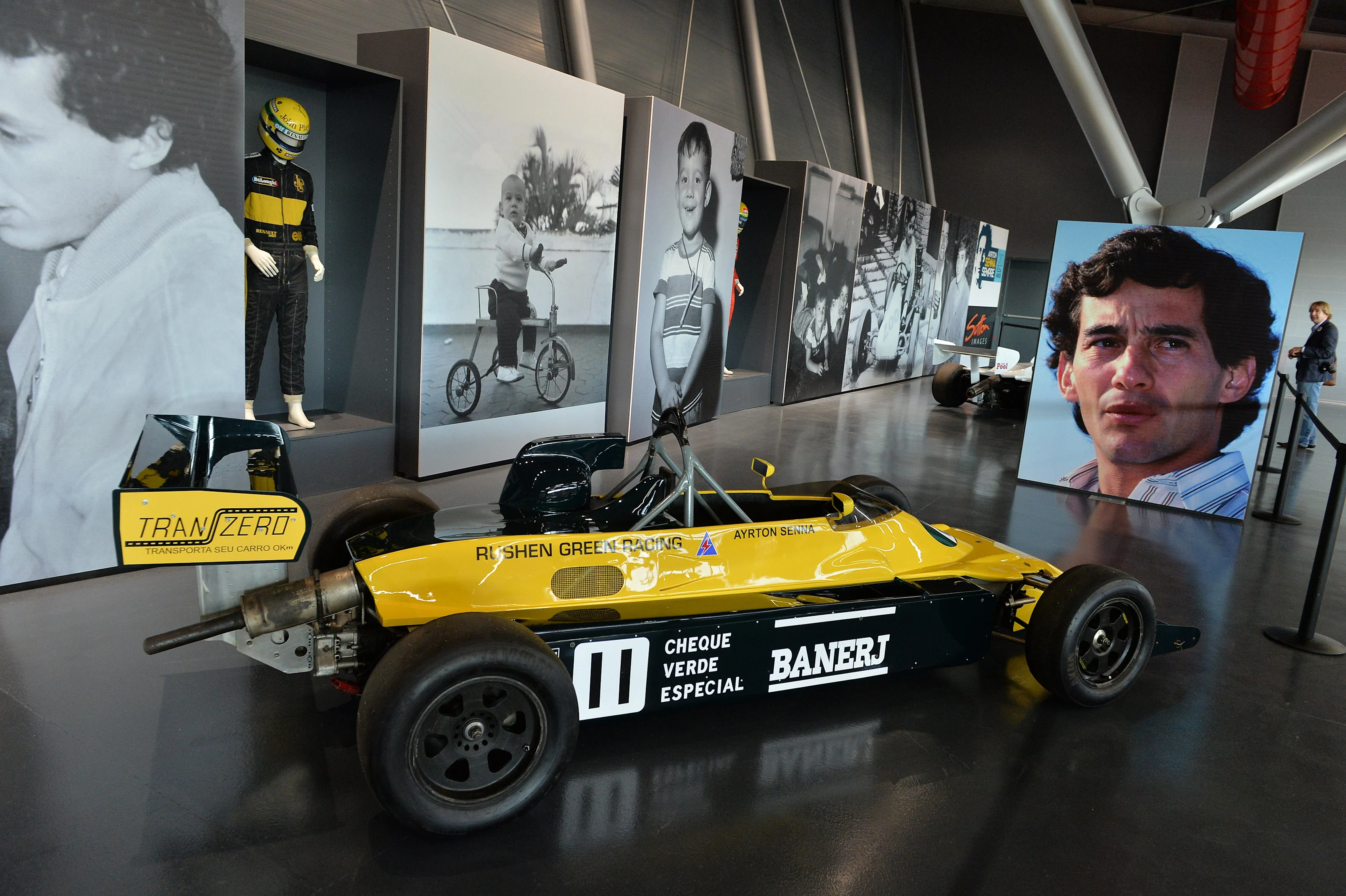 Ayrton Senna Formula Ford 2000 display. Ayrton Senna and Roland Ratzenberger Tribute Weekend, Imola, San Marino, Italy, 1-4 May 2014. © Sutton Images