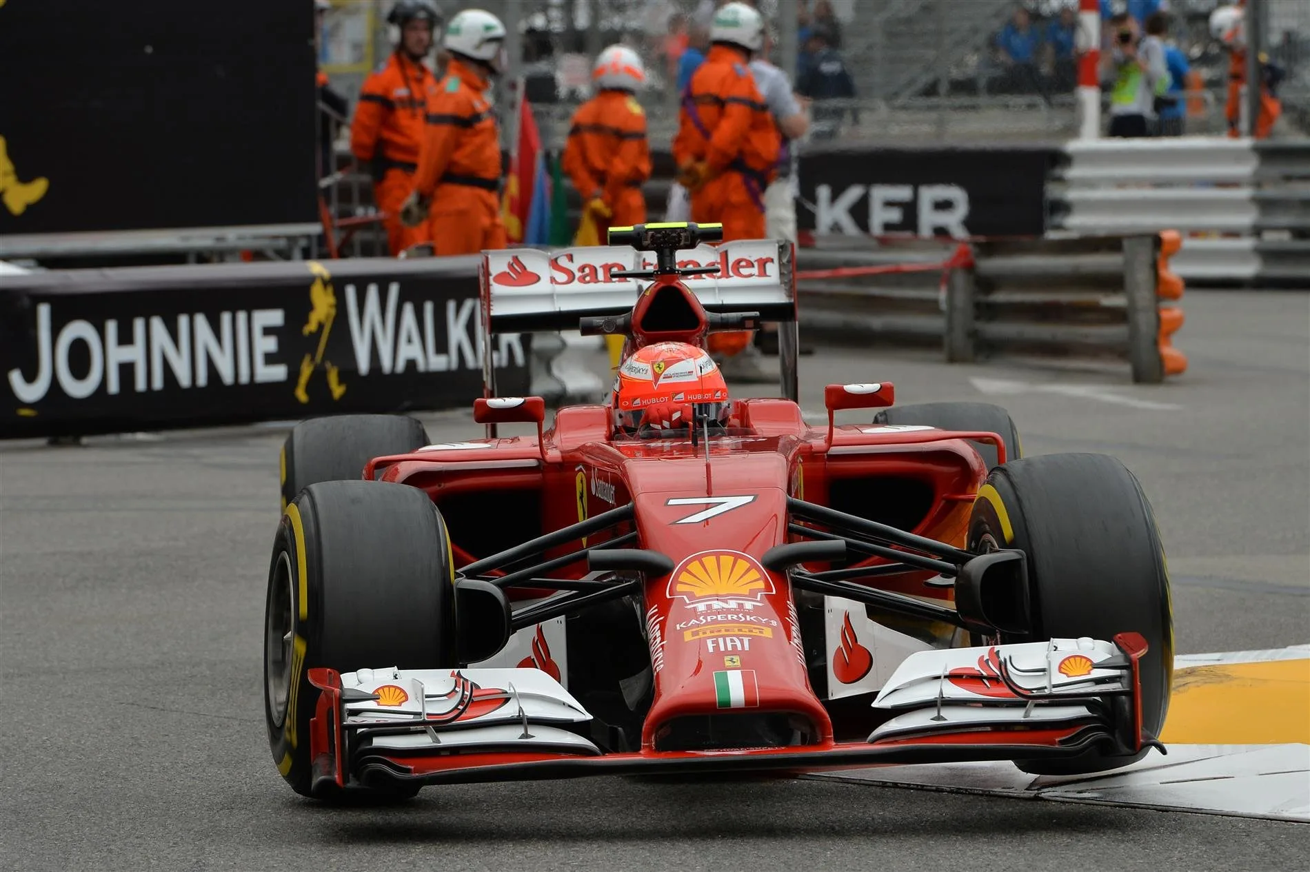 Kimi Raikkonen (FIN) Ferrari F14 T. Formula One World Championship, Rd6, Monaco Grand Prix, Practice, Monte-Carlo, Monaco, Thursday, 22 May 2014. © Sutton Images