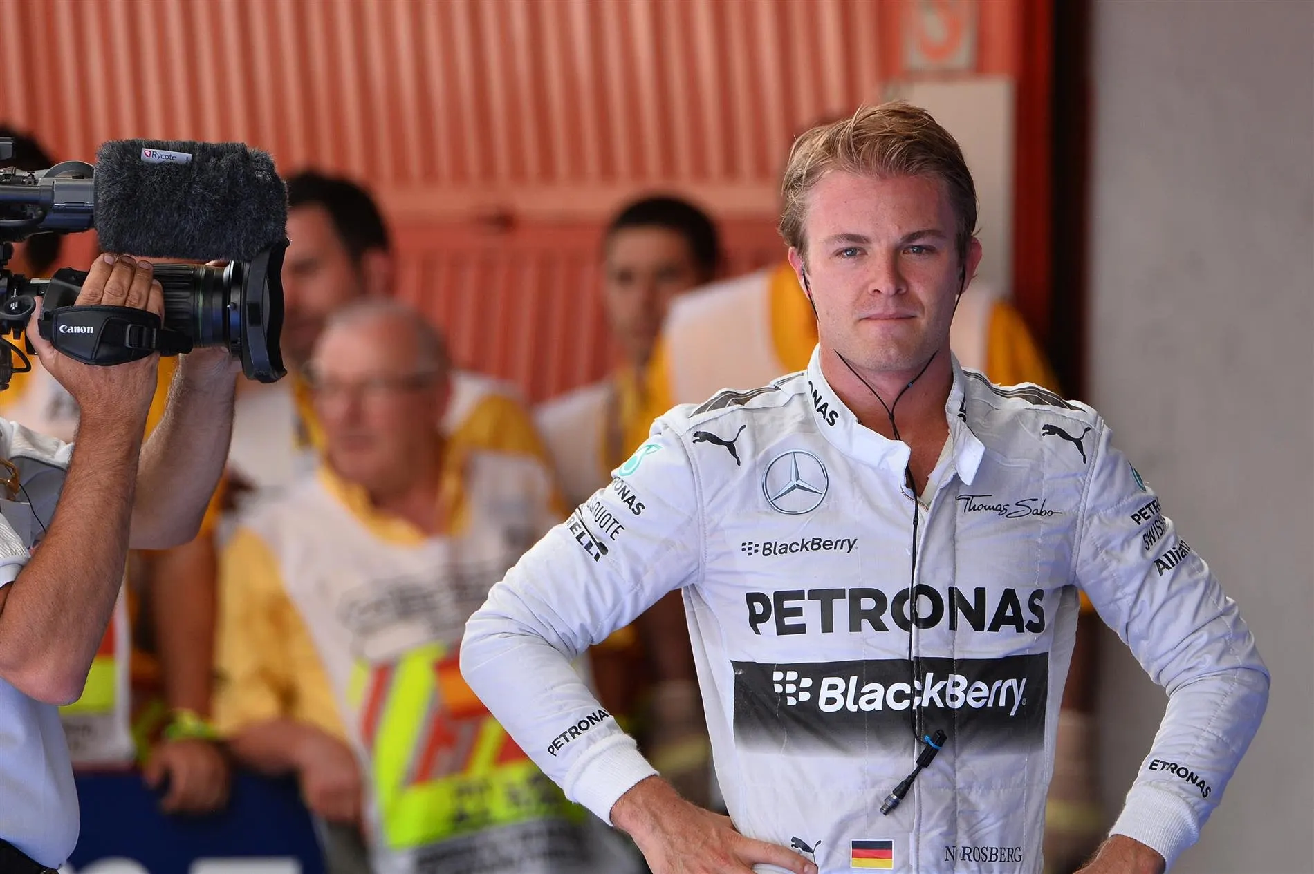 Nico Rosberg (GER) Mercedes AMG F1 in parc ferme. Formula One World Championship, Rd5, Spanish Grand Prix, Qualifying, Barcelona, Spain, Saturday, 10 May 2014. © Sutton Images