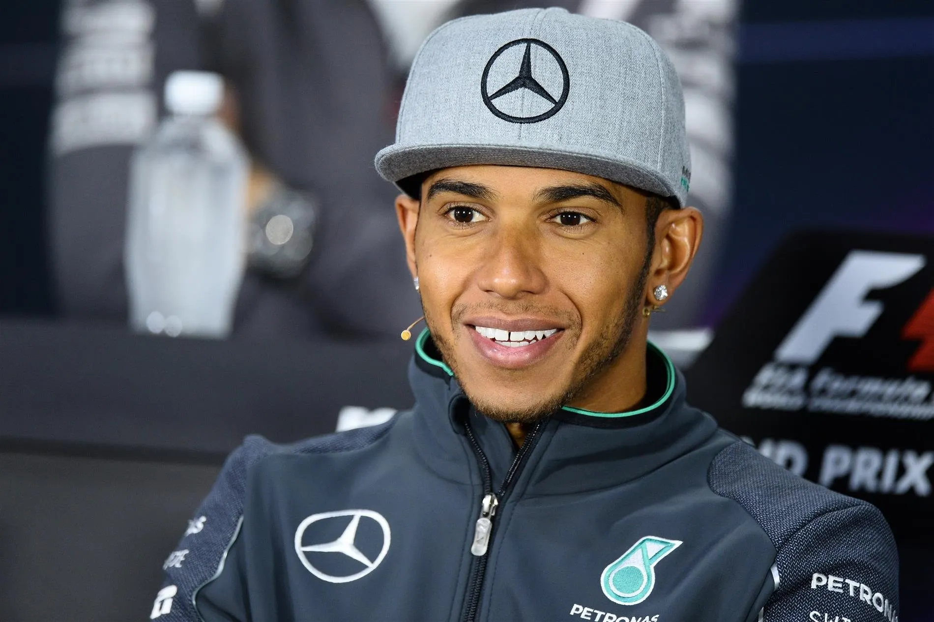 Lewis Hamilton (GBR) Mercedes AMG F1 in the Press Conference. Formula One World Championship, Rd7, Canadian Grand Prix, Preparations, Montreal, Canada, Thursday, 5 June 2014. © Sutton Images