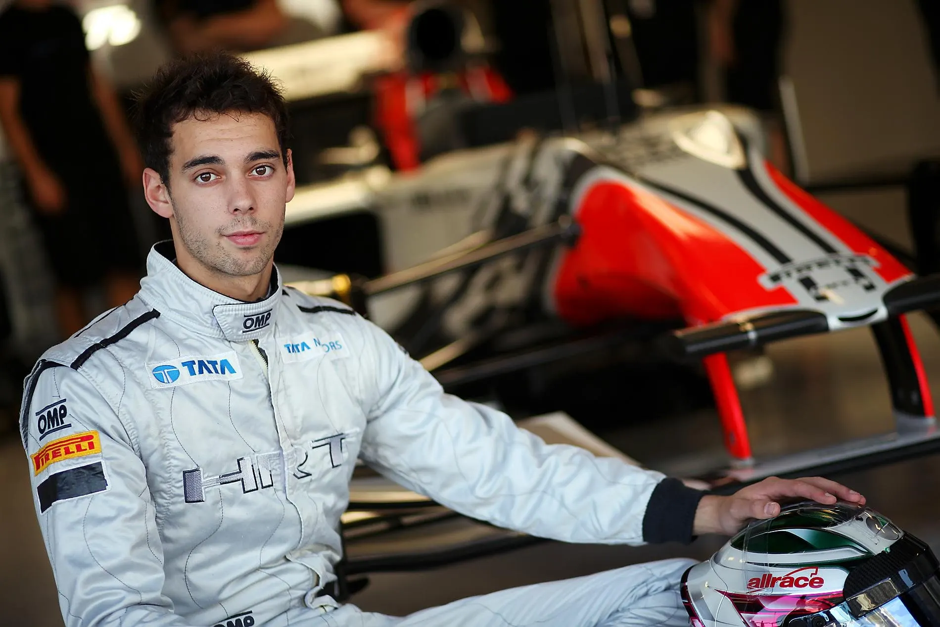 Nathanael Berthon (FRA) HRT Formula One Team HRT F111. Formula One Testing, Day Three, Abu Dhabi Young Driver Test, Yas Marina Circuit, Abu Dhabi, UAE, Thursday, 17 November 2011