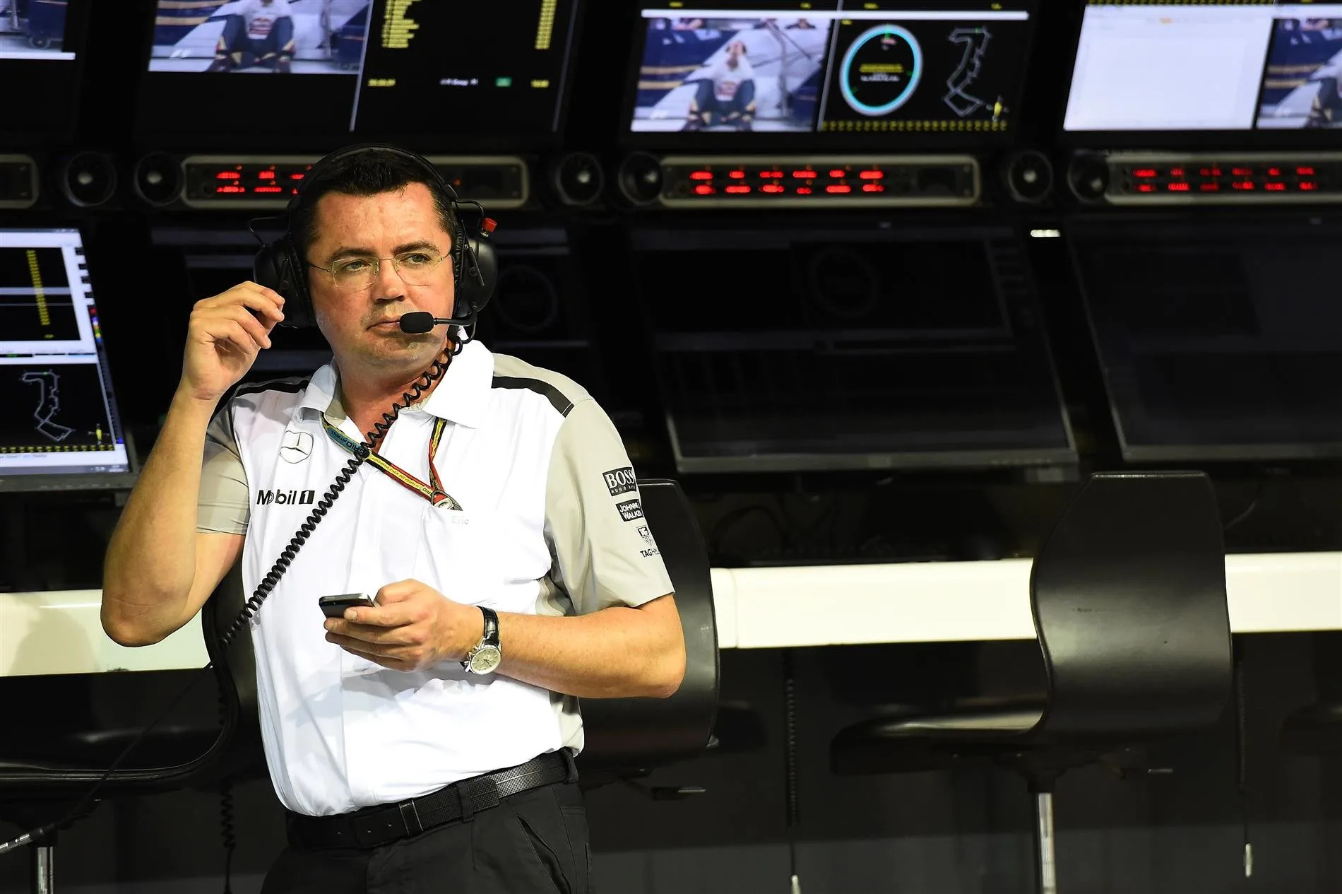 Eric Boullier (FRA) McLaren Racing Director. Formula One World Championship, Rd14, Singapore Grand Prix, Marina Bay Street Circuit, Singapore, Qualifying, Saturday, 20 September 2014