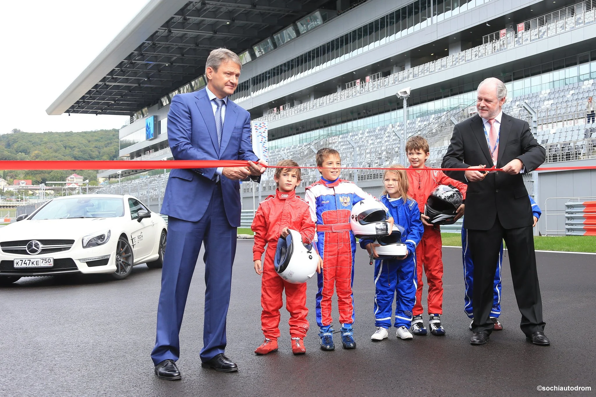 The official opening of Sochi Autodrom, Russia. © Sochi Autodrom