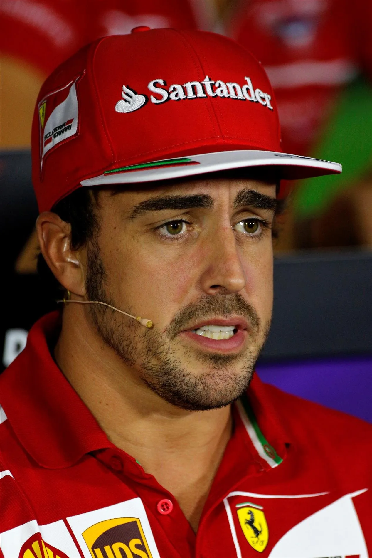 Fernando Alonso (ESP) Ferrari in the Press Conference. Formula One World Championship, Rd13, Italian Grand Prix, Monza, Italy, Preparations, Thursday, 4 September 2014