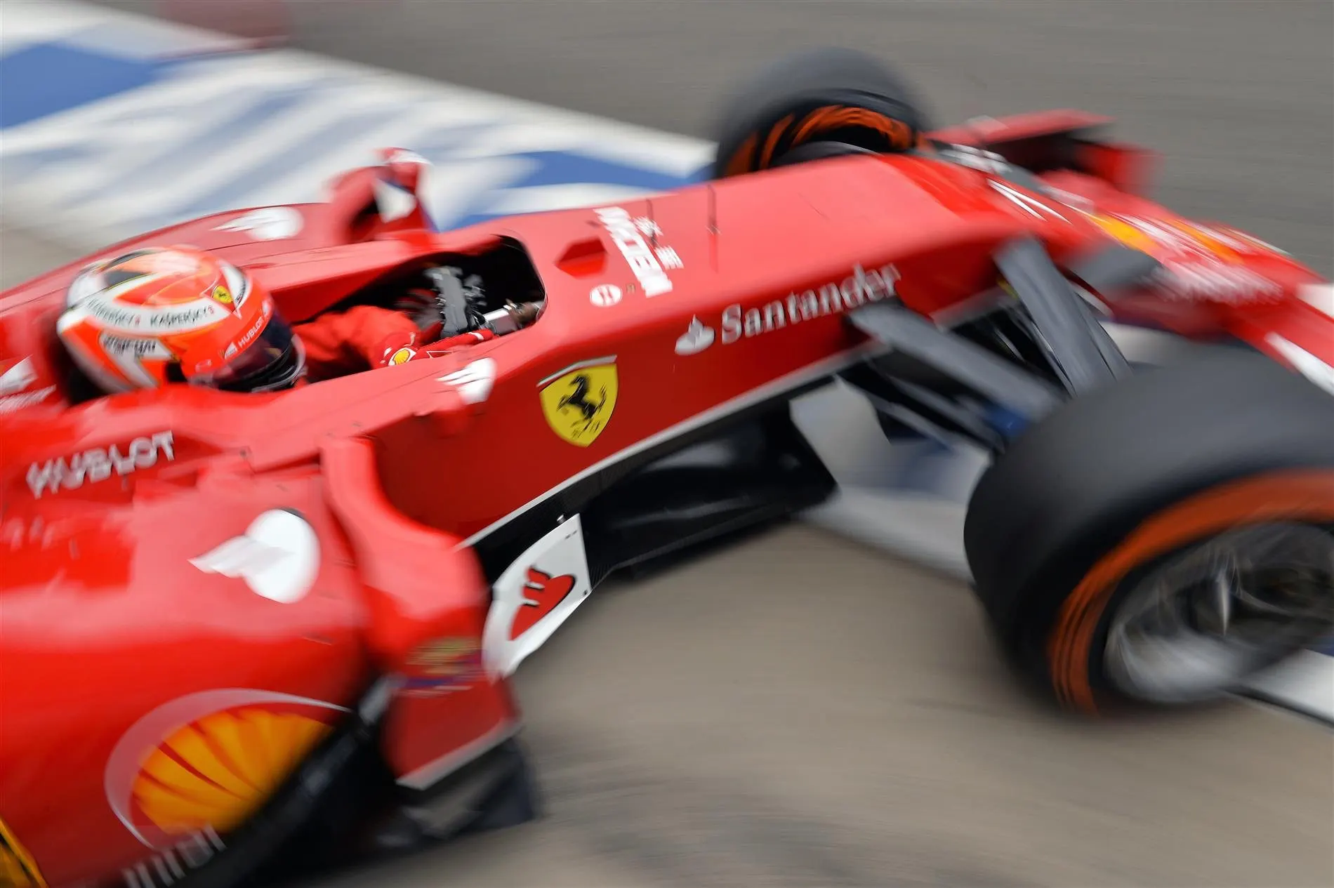 Kimi Raikkonen (FIN) Ferrari F14 T. Formula One World Championship, Rd13, Italian Grand Prix, Monza, Italy, Practice, Friday, 5 September 2014