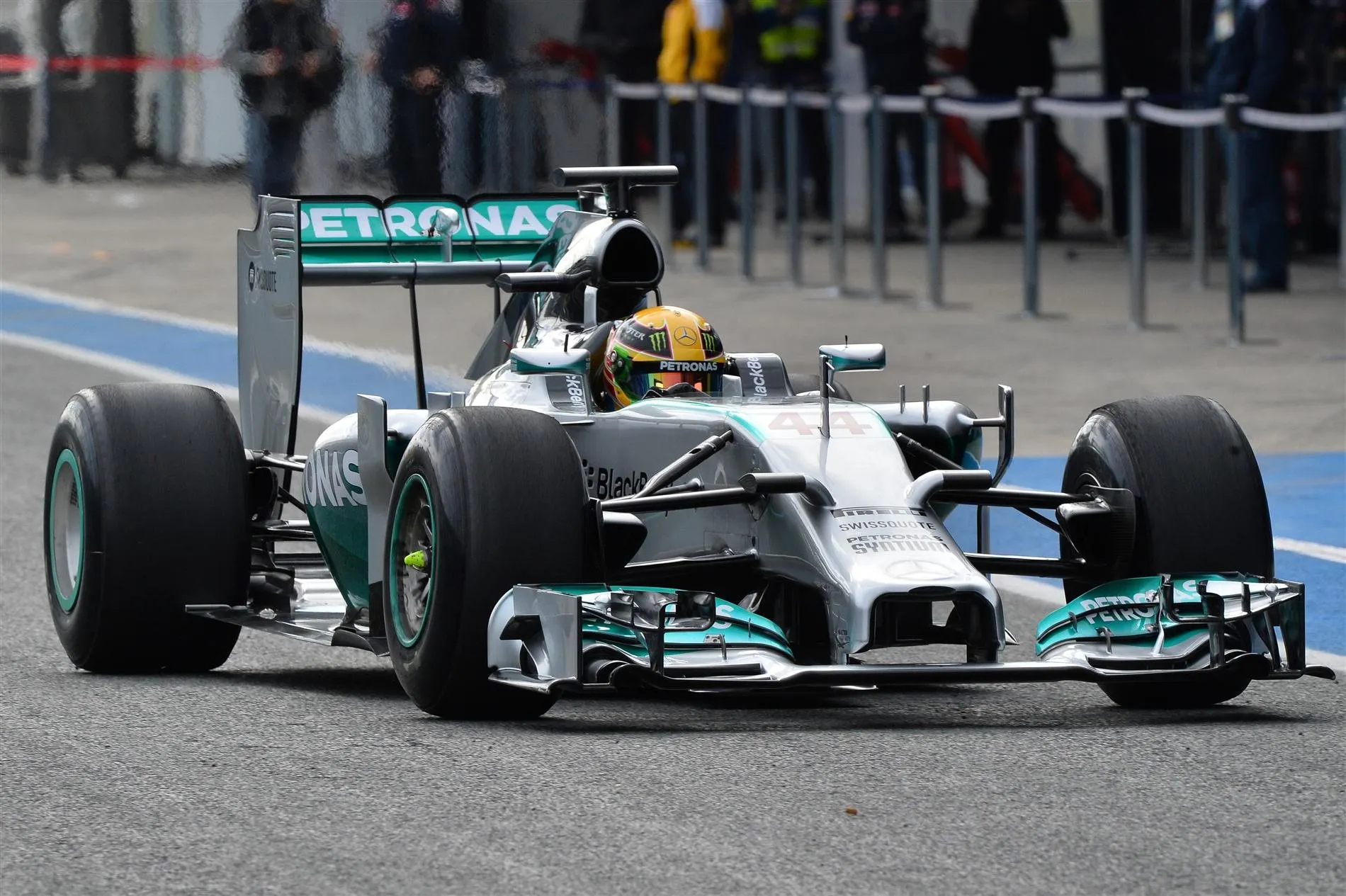 Lewis Hamilton (GBR) Mercedes AMG F1 W05. Formula One Testing, Jerez, Spain, Day One, Tuesday, 28 January 2014