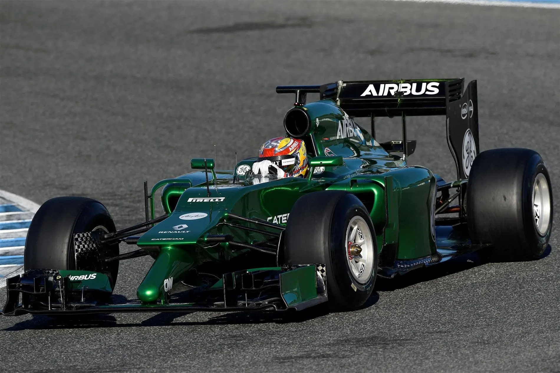 Robin Frijns (NDL) Caterham CT05. Formula One Testing, Jerez, Spain, Day Three, Thursday, 30 January 2014