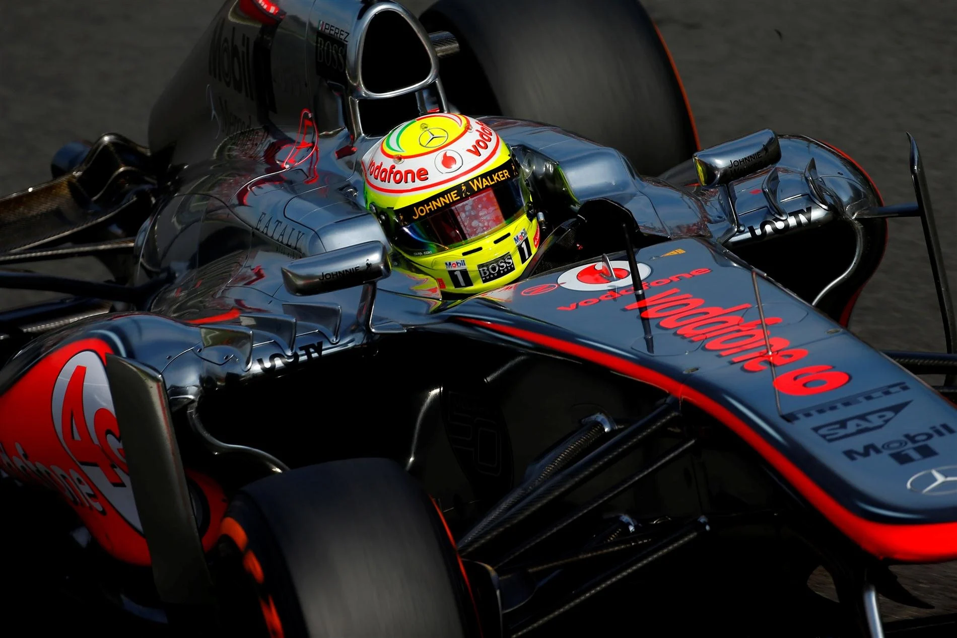 Sergio Perez (MEX) McLaren MP4-28. Formula One World Championship, Rd12, Italian Grand Prix, Qualifying, Monza, Italy, Saturday, 7 September 2013