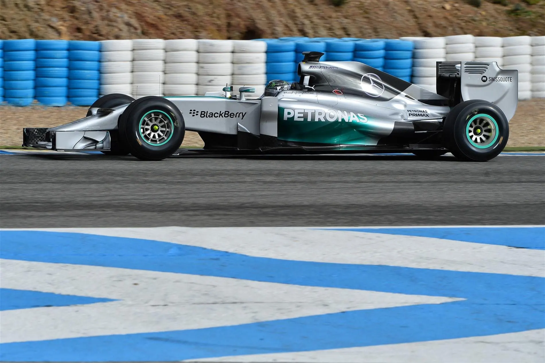 Nico Rosberg (GER) Mercedes AMG F1 W05. Formula One Testing, Jerez, Spain, Day Two, Wednesday, 29 January 2014