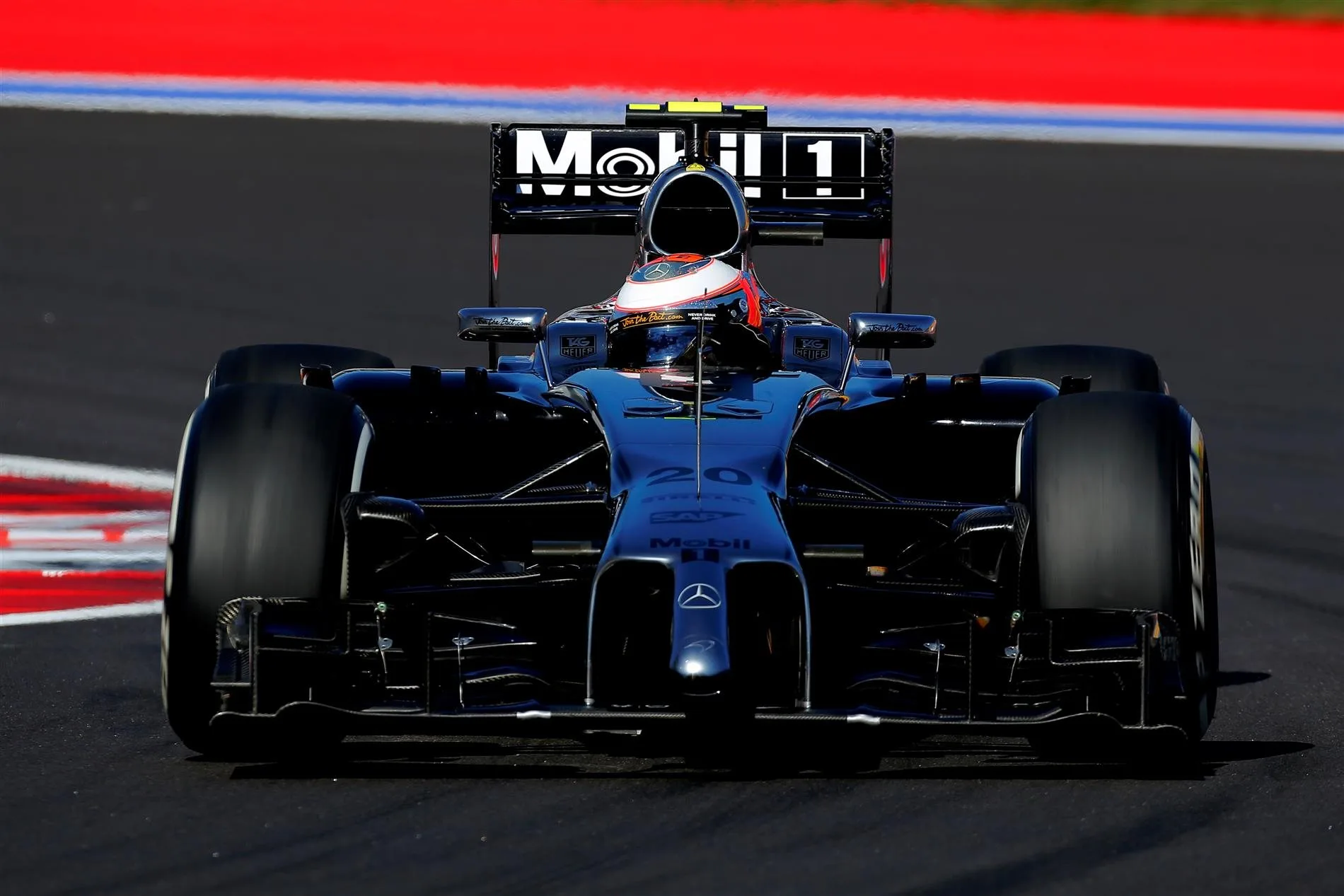 Kevin Magnussen (DEN) McLaren MP4-29. Formula One World Championship, Rd16, Russian Grand Prix, Practice, Sochi Autodrom, Sochi, Krasnodar Krai, Russia, Friday, 10 October 2014