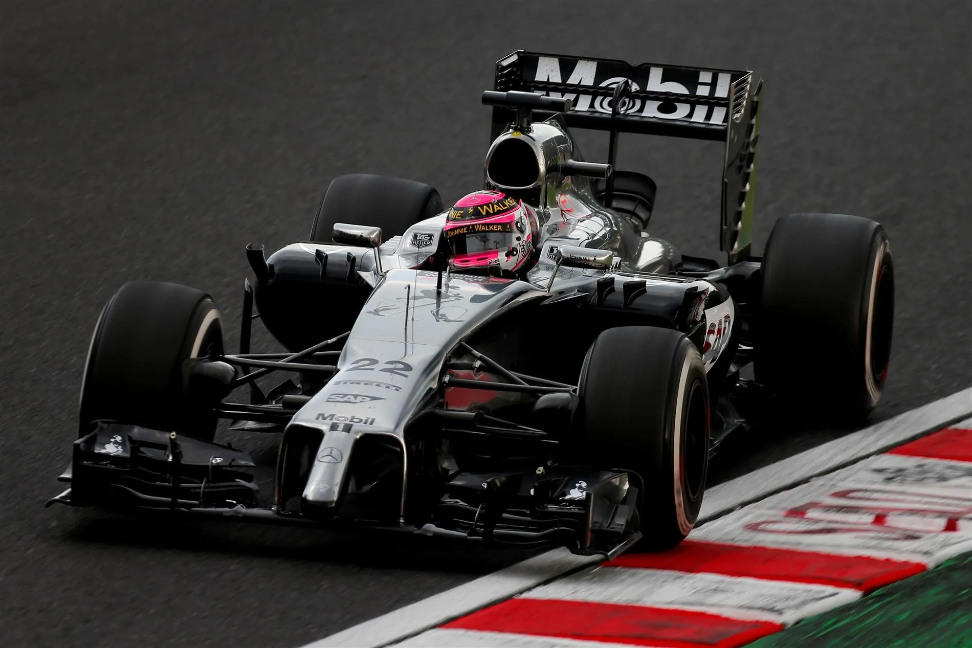 Jenson Button (GBR) McLaren MP4-29. Formula One World Championship, Rd15, Japanese Grand Prix, Practice, Suzuka, Japan, Friday, 3 October 2014