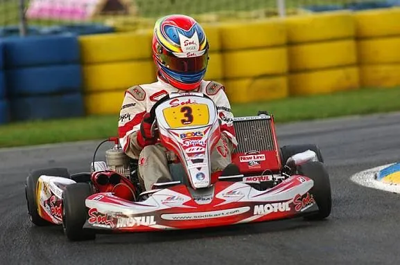 Jean-Eric Vergne (FRA), Sodikart. 2006 CIK-FIA World Karting Championship, Angerville, France, 30 September - 01 October 2006