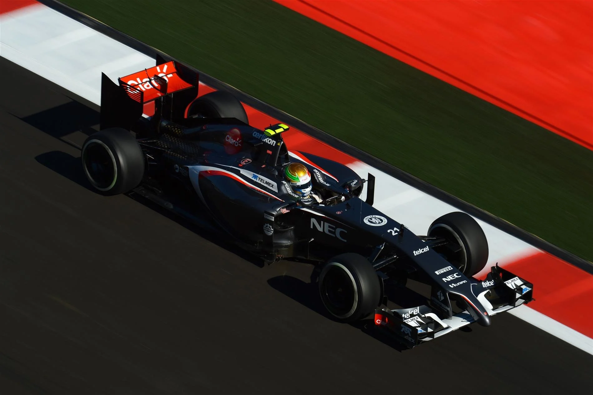 Esteban Gutierrez (MEX) Sauber C33. Formula One World Championship, Rd16, Russian Grand Prix, Practice, Sochi Autodrom, Sochi, Krasnodar Krai, Russia, Friday, 10 October 2014