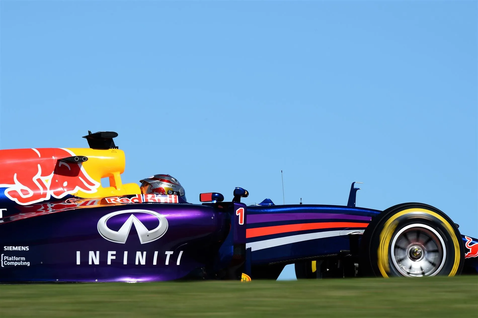 Sebastian Vettel (GER) Red Bull Racing RB10. Formula One World Championship, Rd17, United States Grand Prix, Practice, Austin, Texas, USA, Friday, 31 October 2014