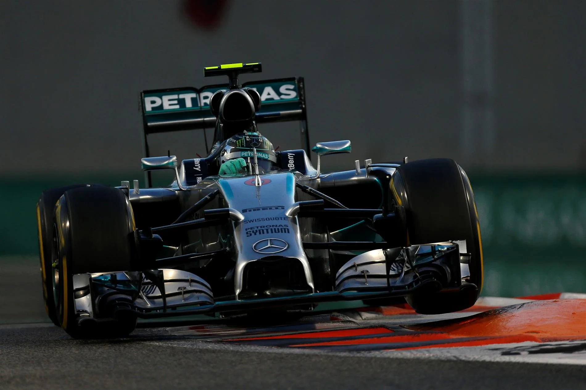 Nico Rosberg (GER) Mercedes AMG F1 W05. Formula One World Championship, Rd19, Abu Dhabi Grand Prix, Race, Yas Marina Circuit, Abu Dhabi, UAE, Sunday, 23 November 2014