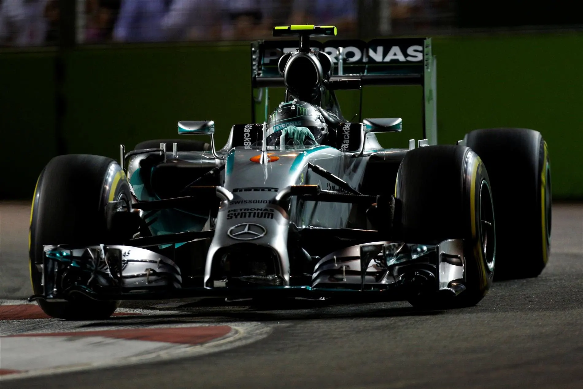 Nico Rosberg (GER) Mercedes AMG F1 W05. Formula One World Championship, Rd14, Singapore Grand Prix, Marina Bay Street Circuit, Singapore, Practice, Friday, 19 September 2014