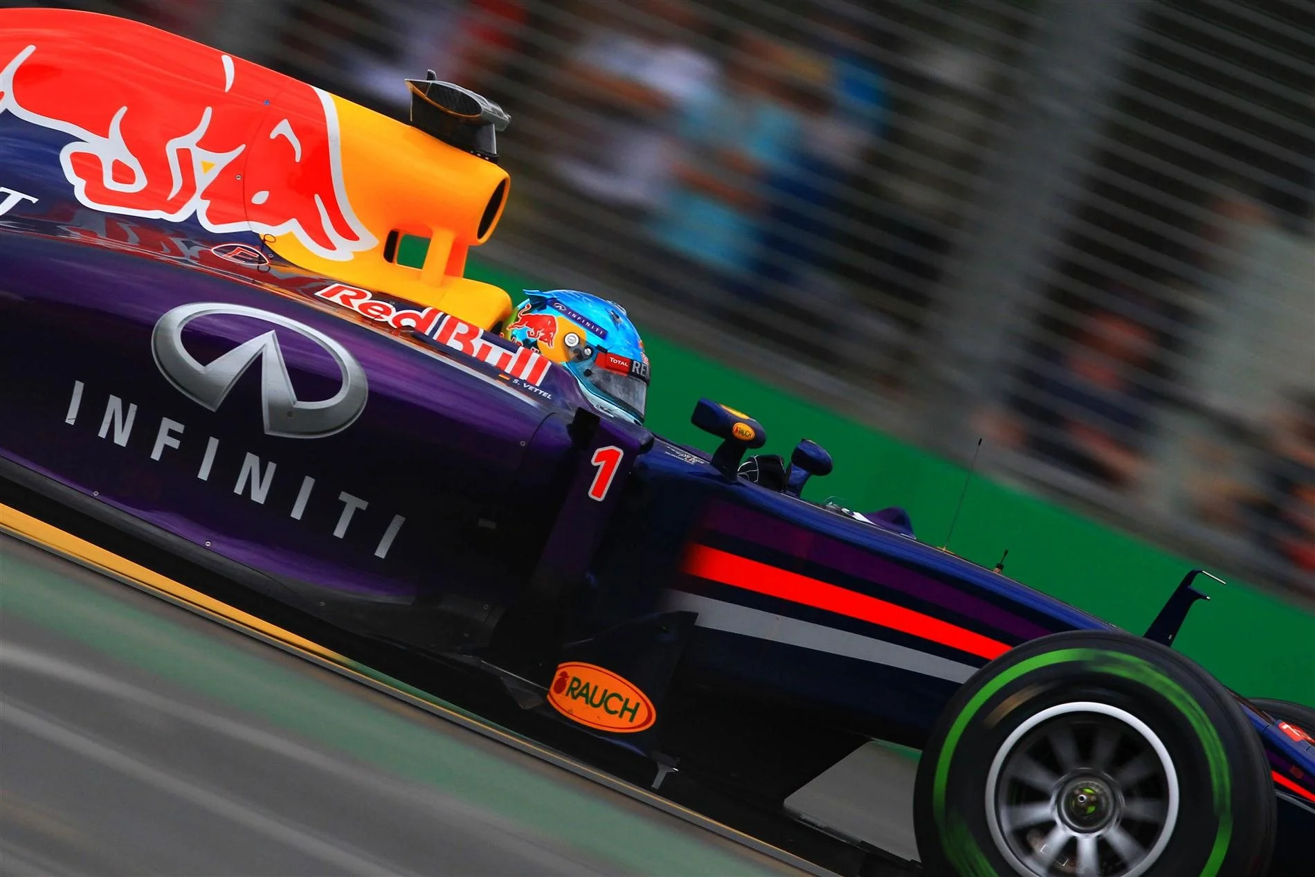 Sebastian Vettel (GER) Red Bull Racing RB10. Formula One World Championship, Rd1, Australian Grand Prix, Qualifying, Albert Park, Melbourne, Australia, Saturday, 15 March 2014