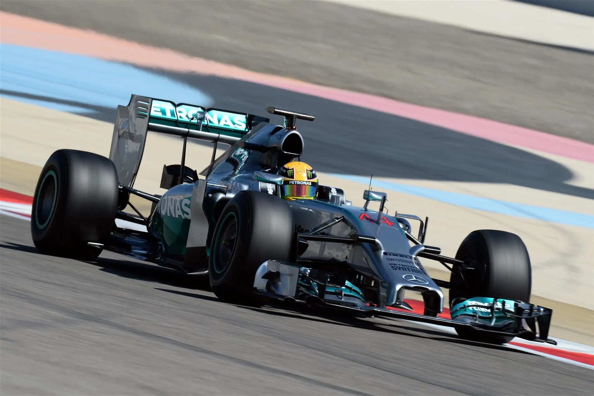 Lewis Hamilton (GBR) Mercedes AMG F1 W05. Formula One Testing, Day Four, Bahrain International Circuit, Sakhir, Bahrain, Sunday, 2 March 2014