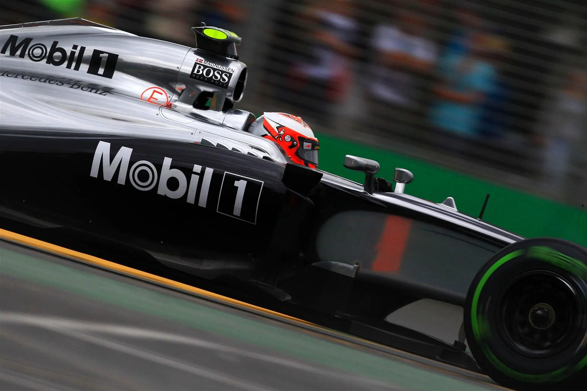 Kevin Magnussen (DEN) McLaren MP4-29. Formula One World Championship, Rd1, Australian Grand Prix, Qualifying, Albert Park, Melbourne, Australia, Saturday, 15 March 2014