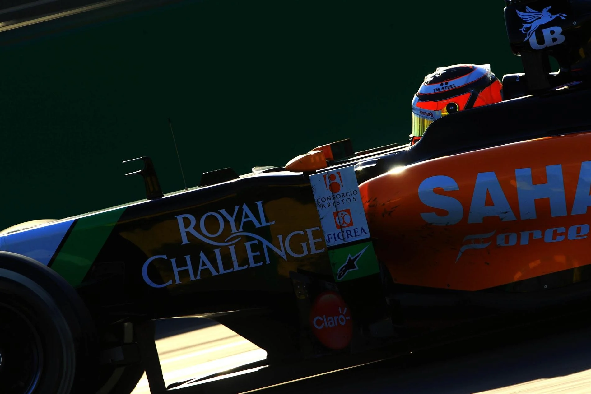 Nico Hulkenberg (GER) Force India VJM07. Formula One World Championship, Rd1, Australian Grand Prix, Practice, Albert Park, Melbourne, Australia, Friday, 14 March 2014