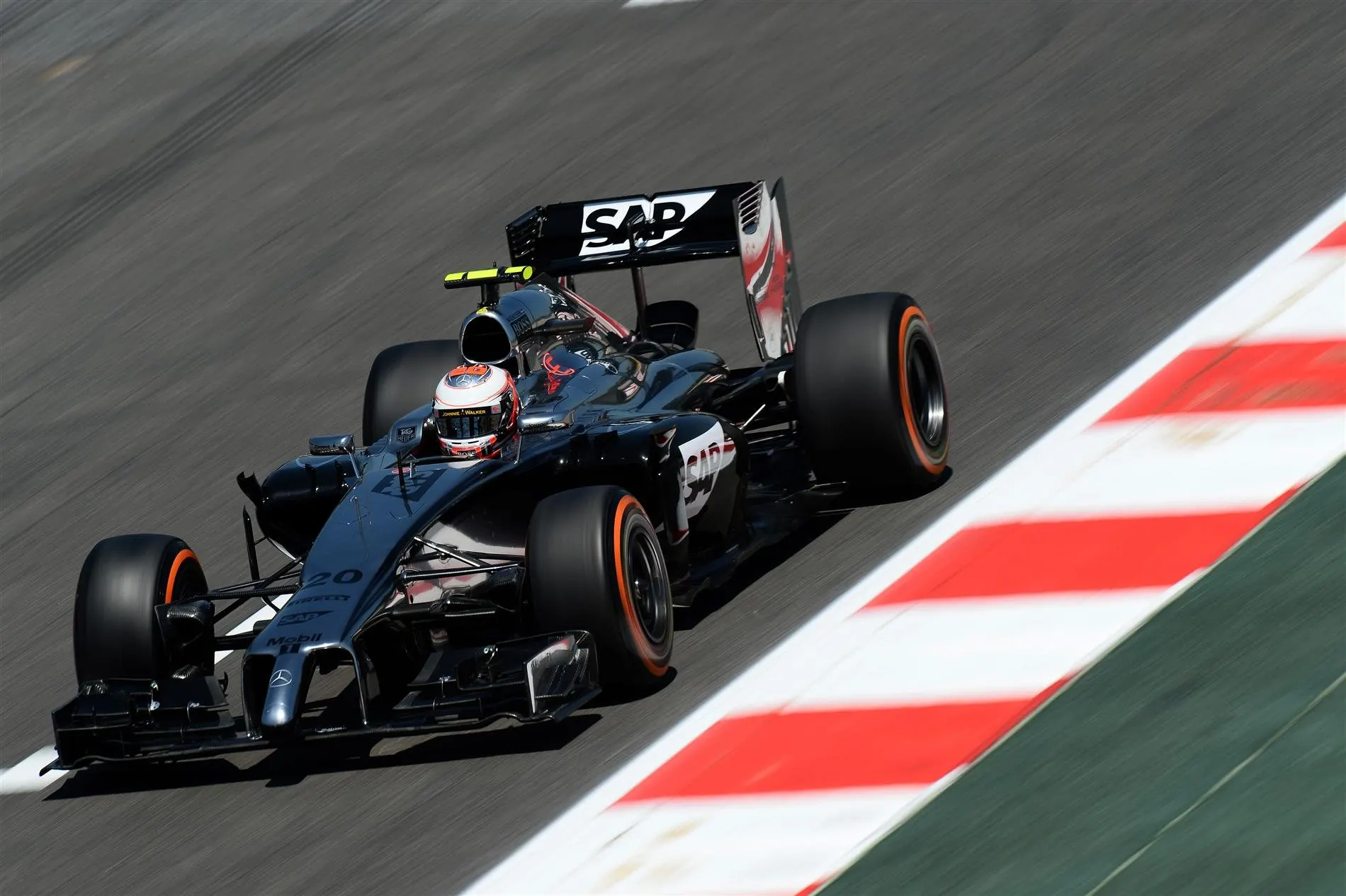 Kevin Magnussen (DEN) McLaren MP4-29. Formula One World Championship, Rd5, Spanish Grand Prix, Practice, Barcelona, Spain, Friday, 9 May 2014