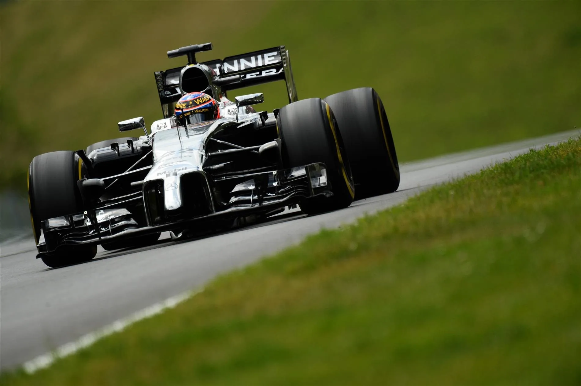 Jenson Button (GBR) McLaren MP4-29. Formula One World Championship, Rd8, Austrian Grand Prix, Practice, Spielberg, Austria, Friday, 20 June 2014