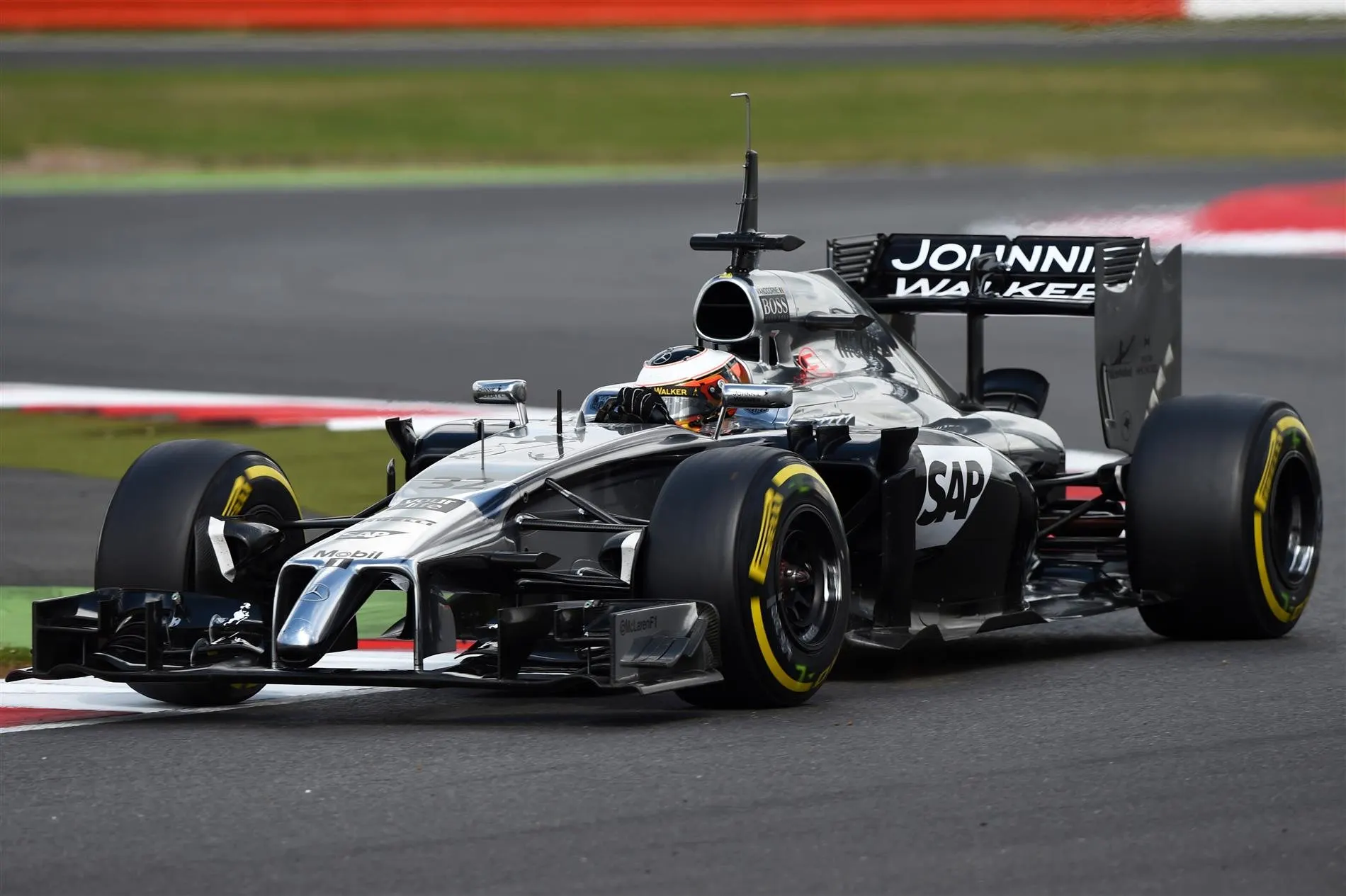 Stoffel Vandoorne (BEL) McLaren MP4-29. Formula One Testing, Silverstone, England, Day One, Tuesday, 8 July 2014